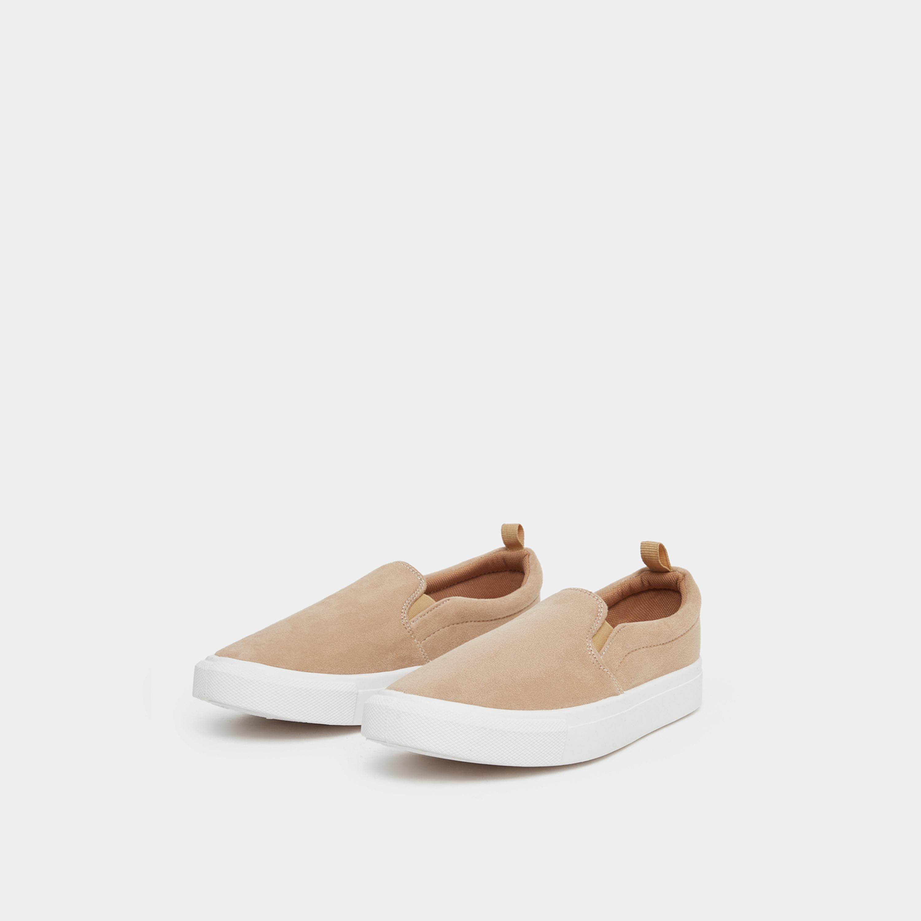ستايلي - حذاء كاجوال سهل الارتداء بمظهر جلد سويدي للرجال-men-shoes-sneakers-image-1