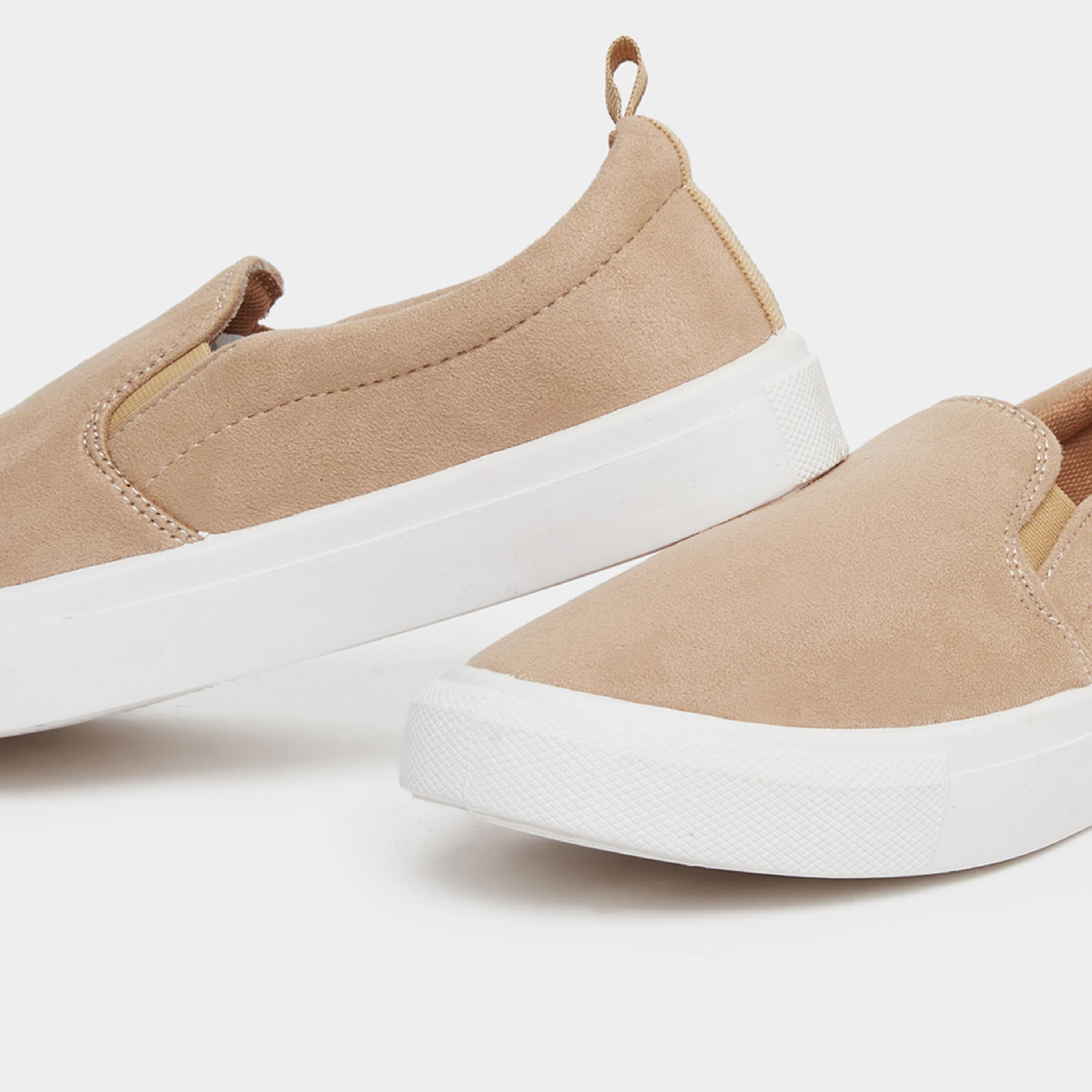 ستايلي - حذاء كاجوال سهل الارتداء بمظهر جلد سويدي للرجال-men-shoes-sneakers-image-4