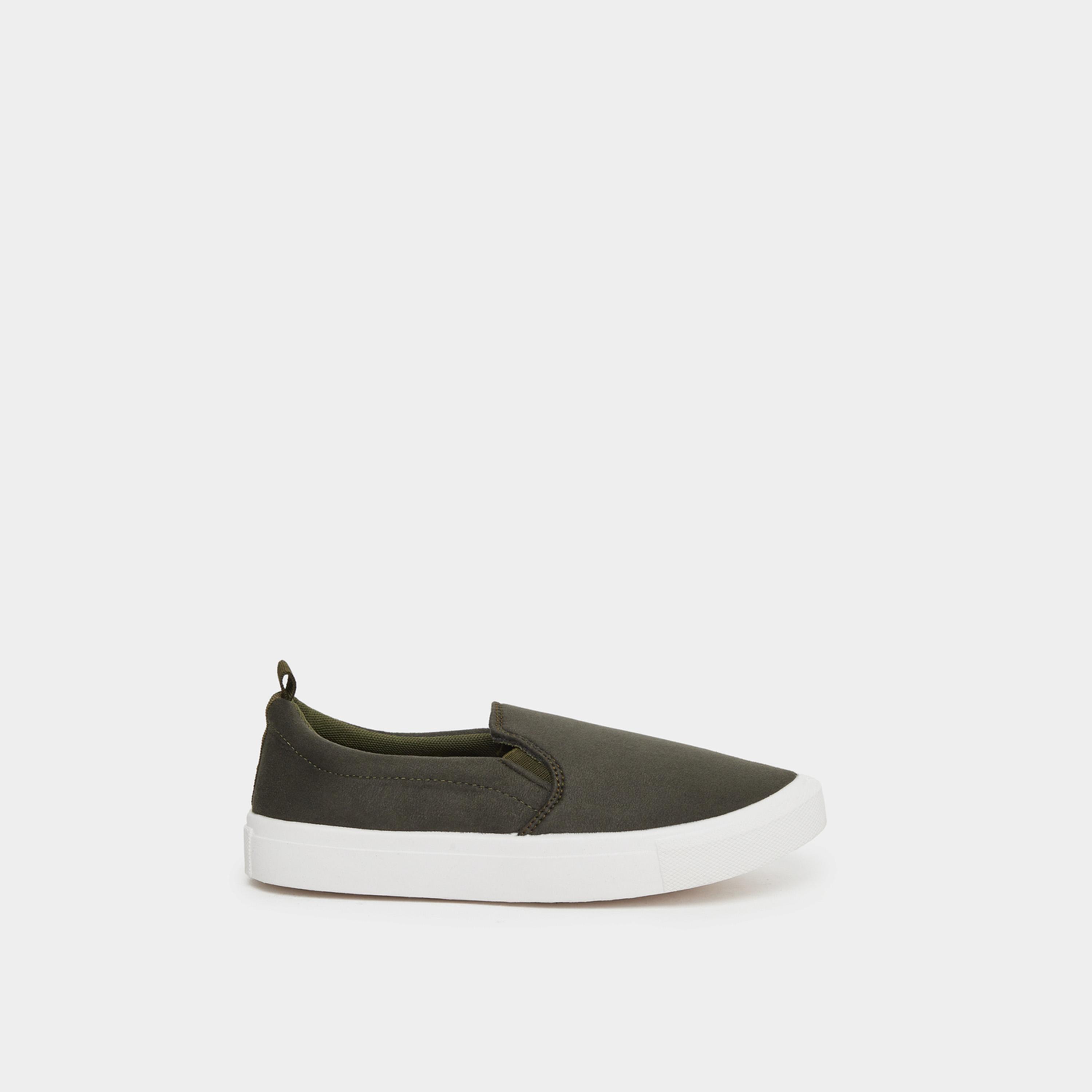 ستايلي - حذاء كاجوال سهل الارتداء بمظهر جلد سويدي للرجال-men-shoes-sneakers-image-2