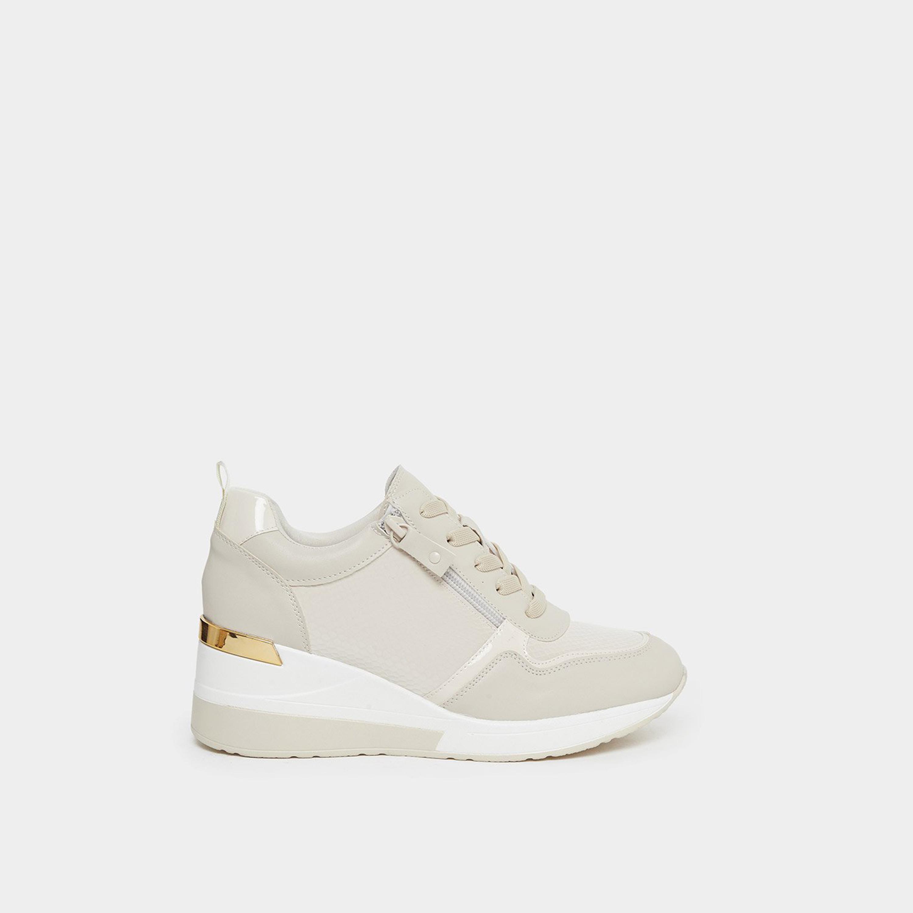 Styli Women Textured Zip Detail Sneakers-women-shoes-sneakers-image-3