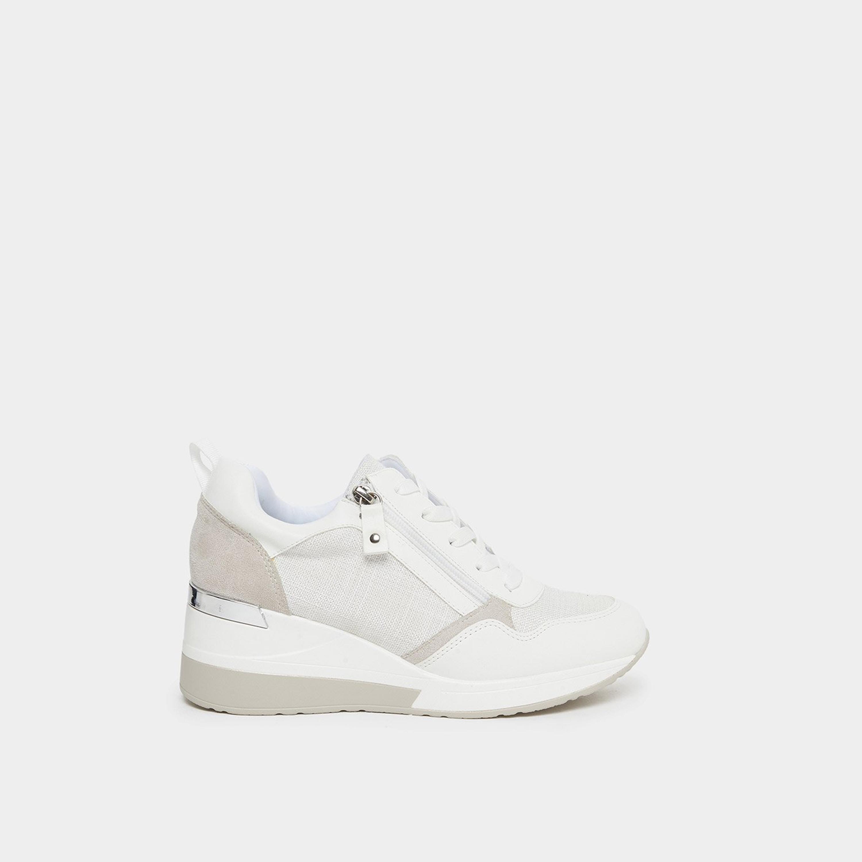 Styli Women Textured Zip Detail Sneakers-women-shoes-sneakers-image-3