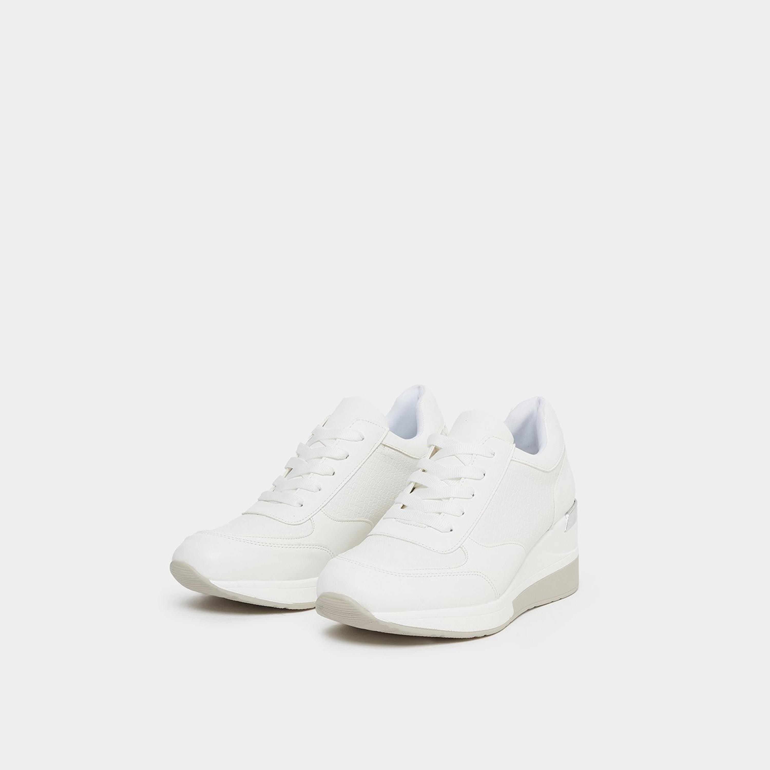ستايلي - حذاء رياضي برباط ذو ملمس منسوج-women-shoes-sneakers-image-1