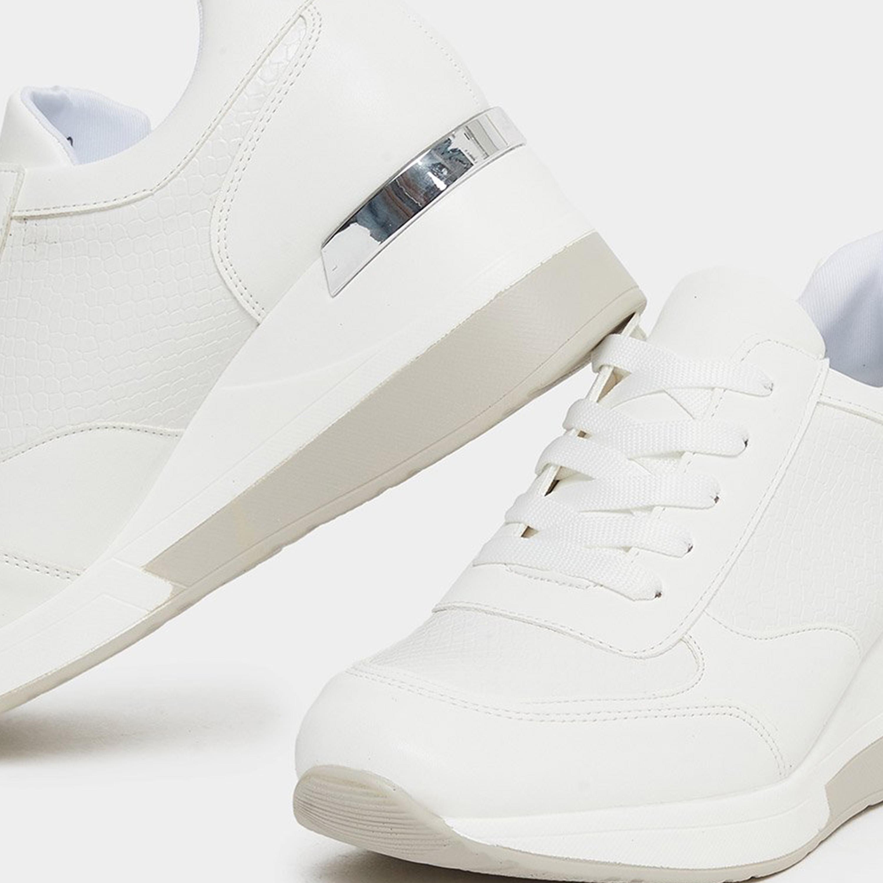 ستايلي - حذاء رياضي برباط ذو ملمس منسوج-women-shoes-sneakers-image-4