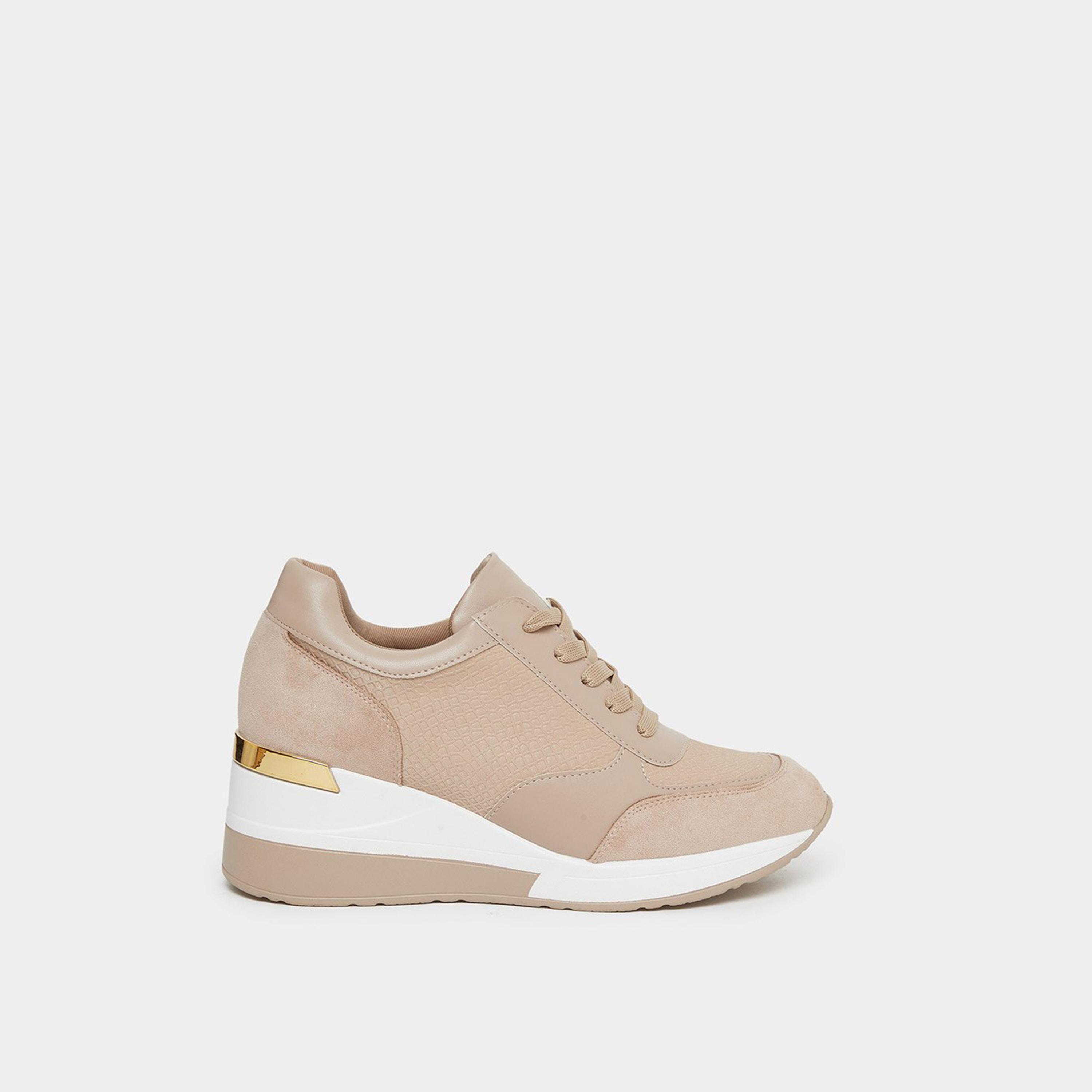 ستايلي - حذاء رياضي بكعب إسفيني ورباط-women-shoes-sneakers-image-3