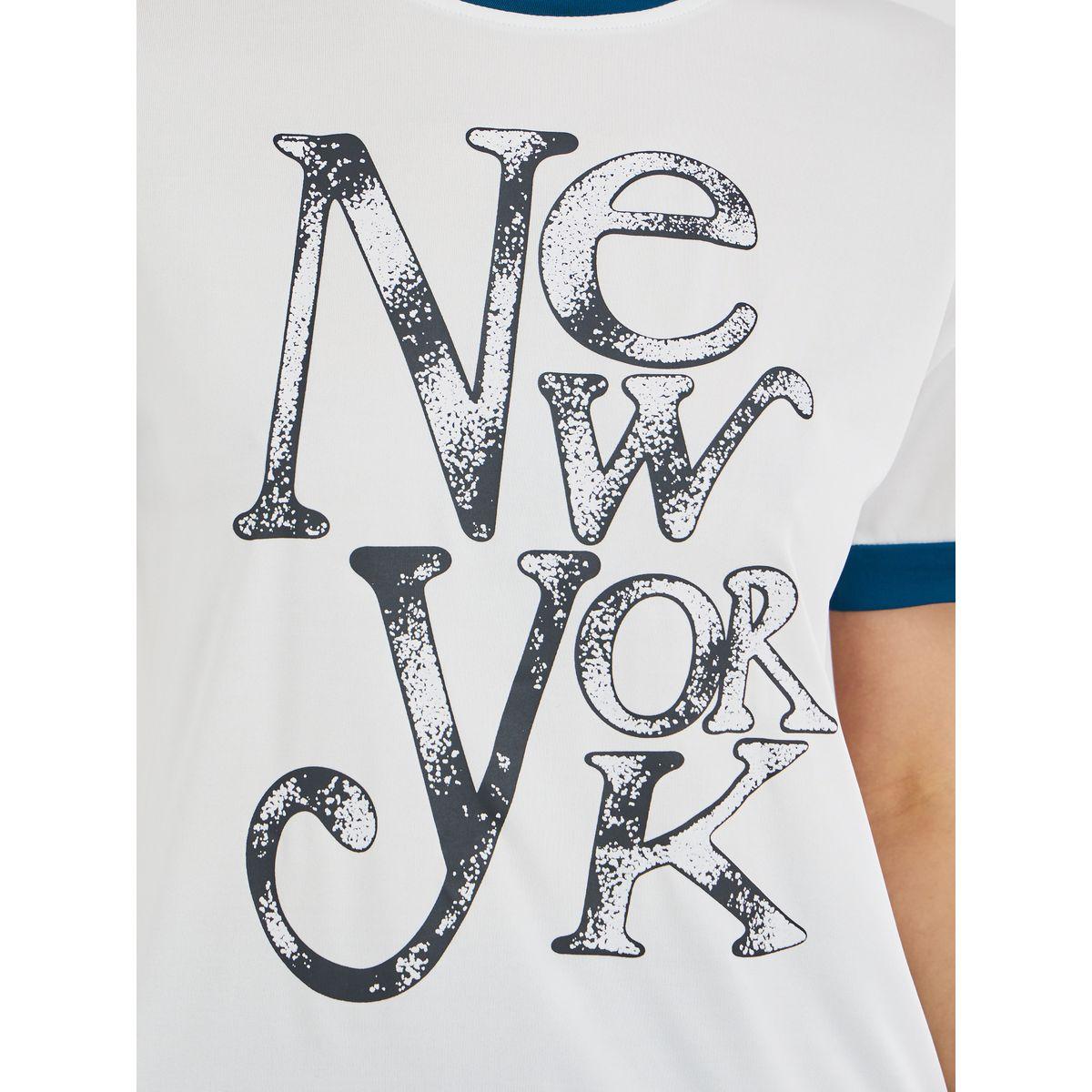 تيشيرت فضفاض مطبع بكتابة-women-clothing-tshirts-image-3
