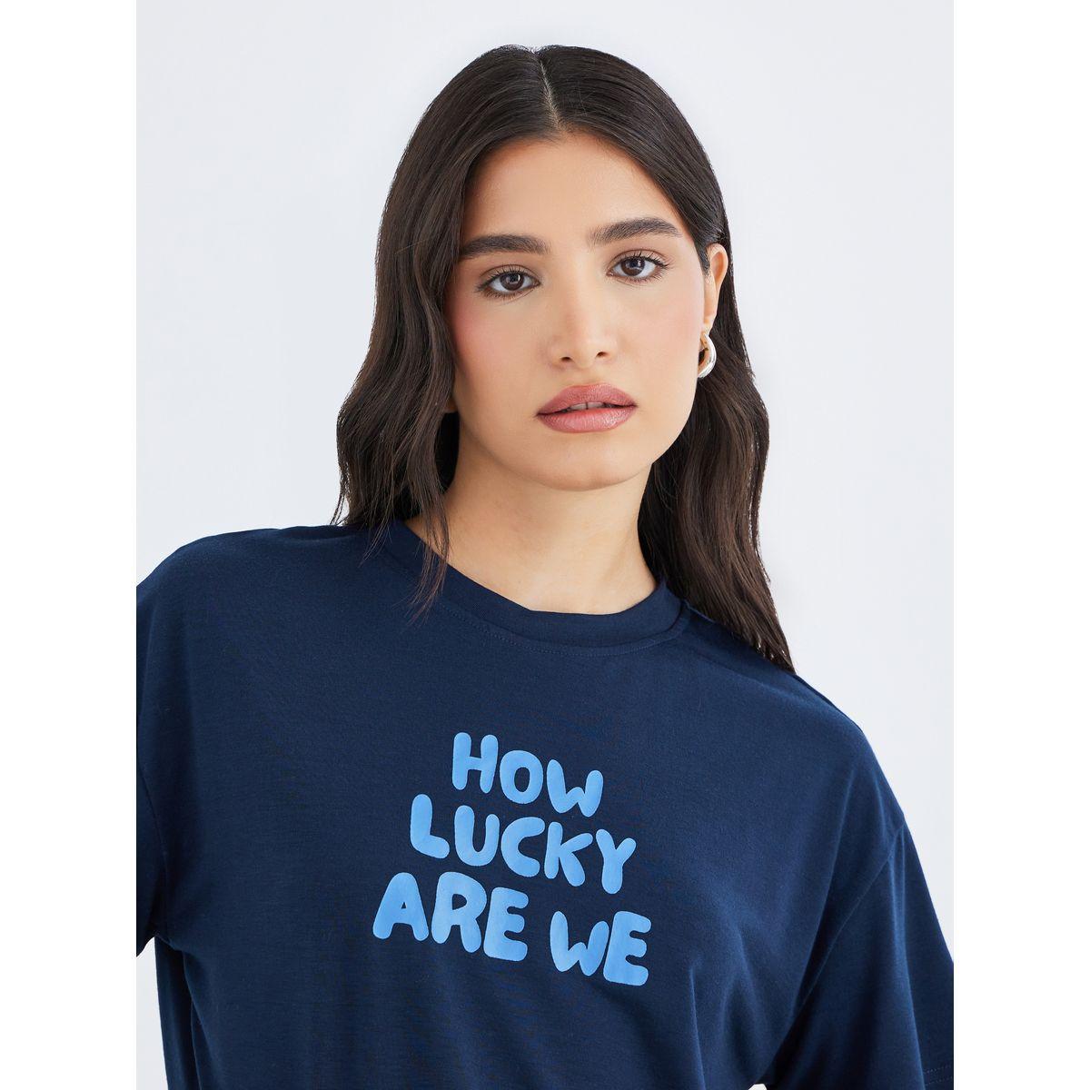 Styli Slogan Print Round Neck T-Shirt-women-clothing-tshirts-image-3