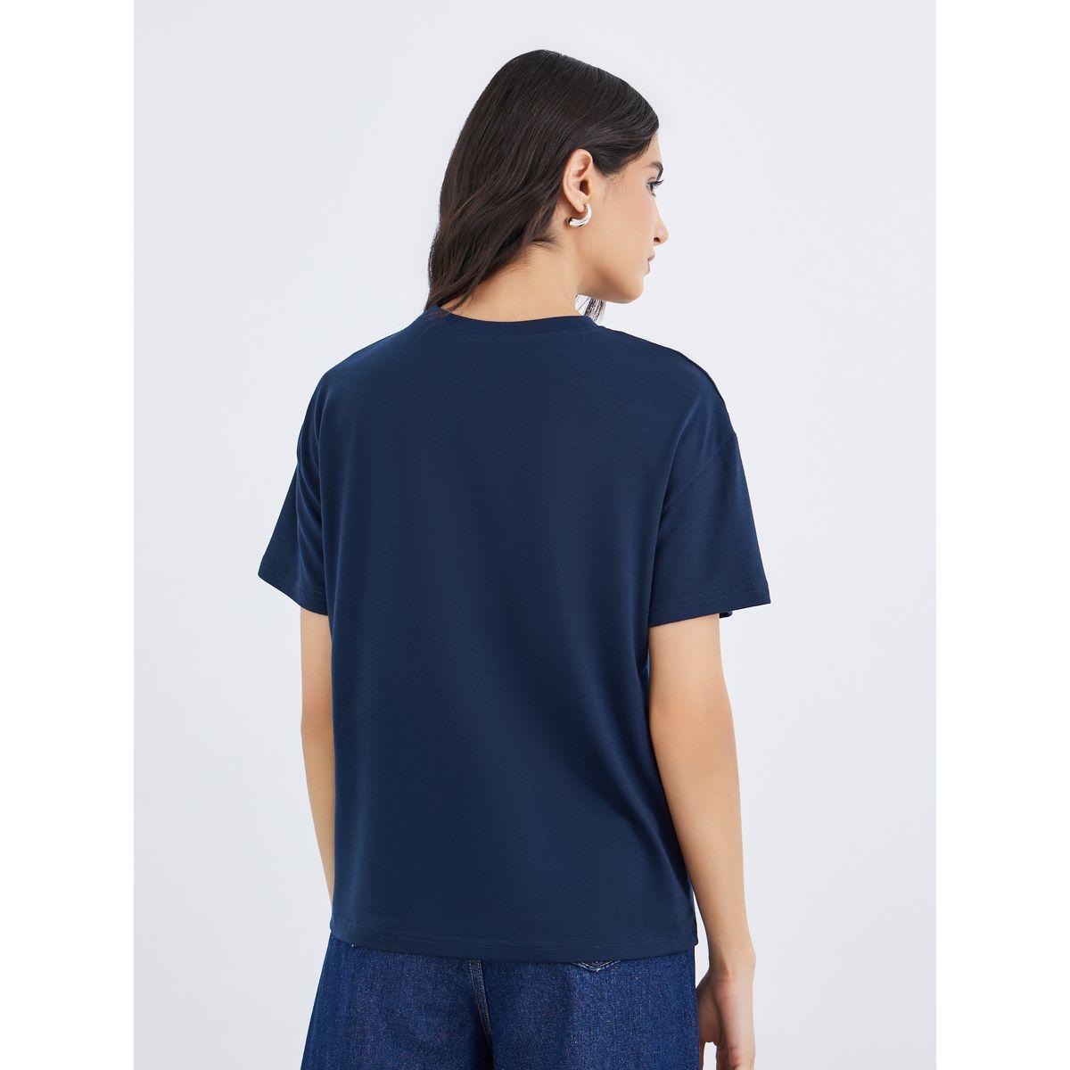Styli Slogan Print Round Neck T-Shirt-women-clothing-tshirts-image-4