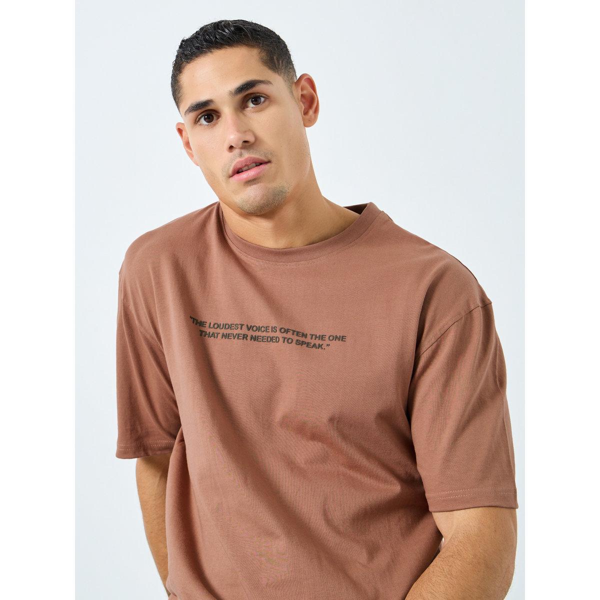 Styli Men Oversized Slogan Print T-Shirt-men-clothing-tshirtsandpolos-tshirts-image-1