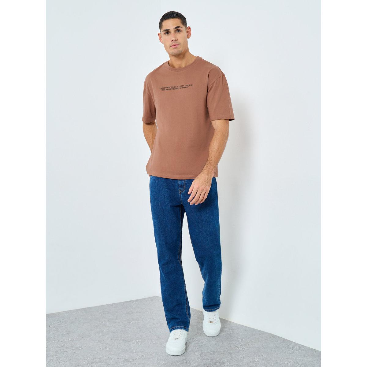 Styli Men Oversized Slogan Print T-Shirt-men-clothing-tshirtsandpolos-tshirts-image-3