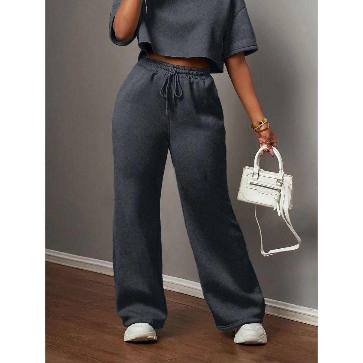 جوغر سادة بتفاصيل أربطة-women-clothing-bottoms-joggers-image-3