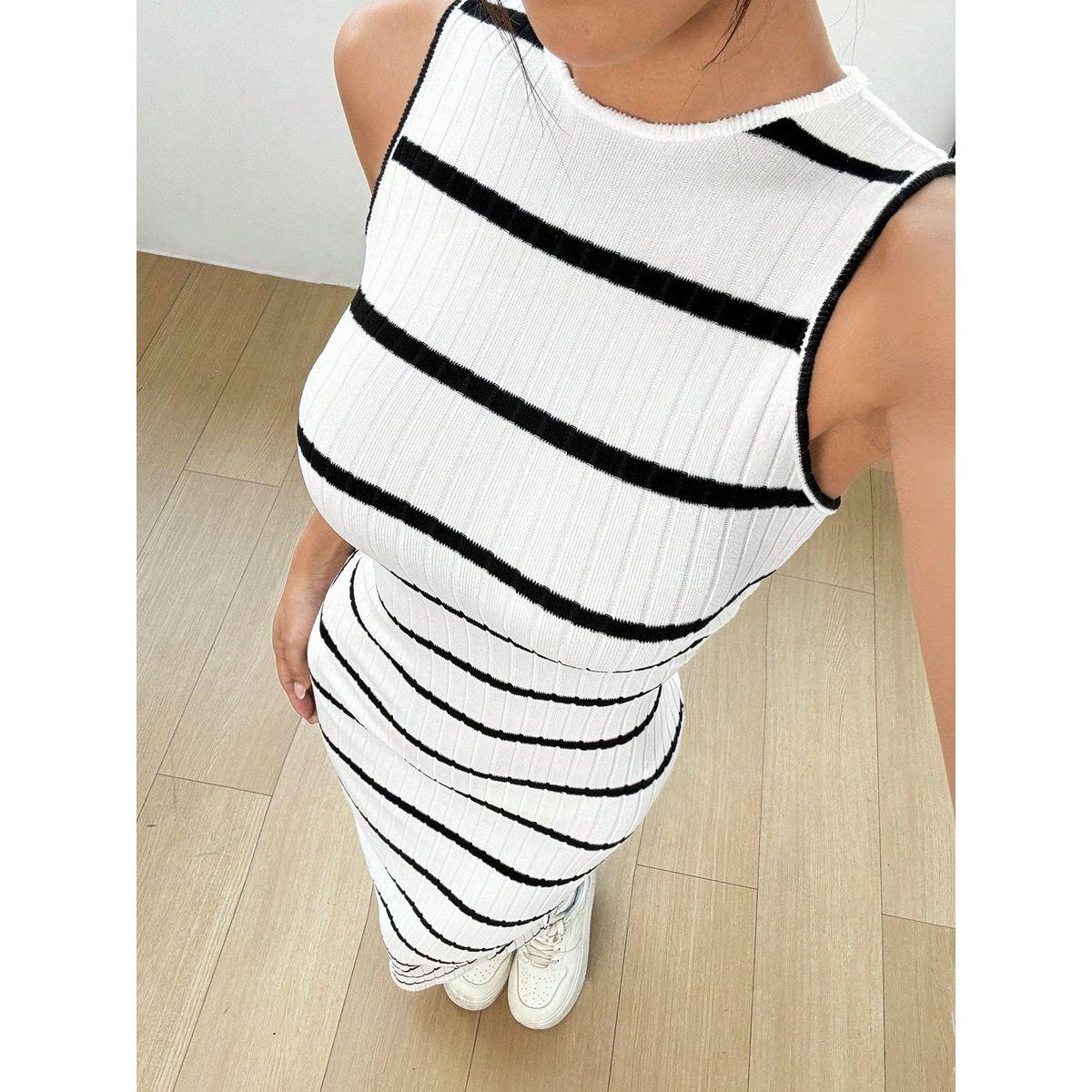فستان ميدي مخطط بدون أكمام-women-clothing-dresses-image-4