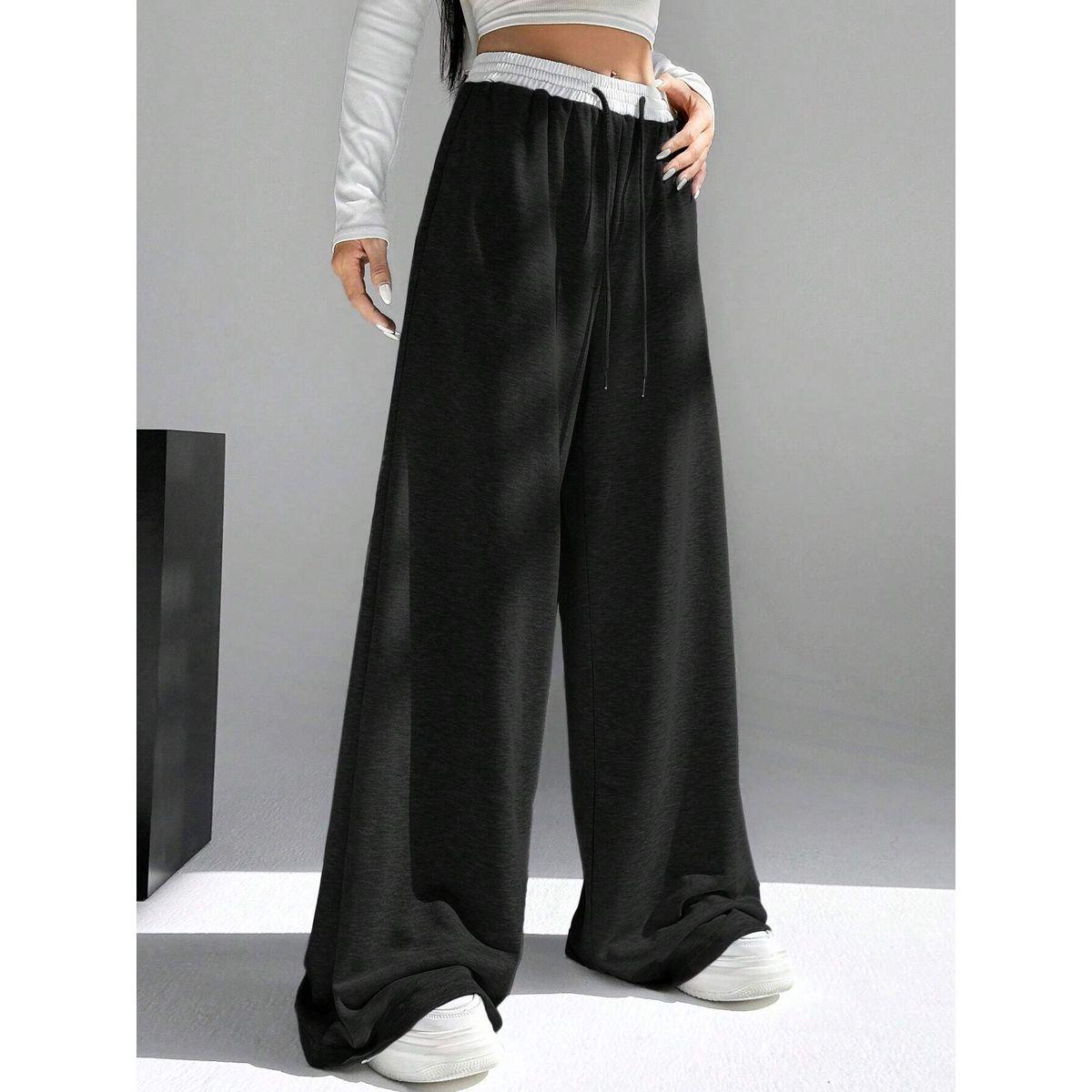 جوغر فضفاض بتفاصيل خصر مُتباين-women-clothing-bottoms-joggers-image-4