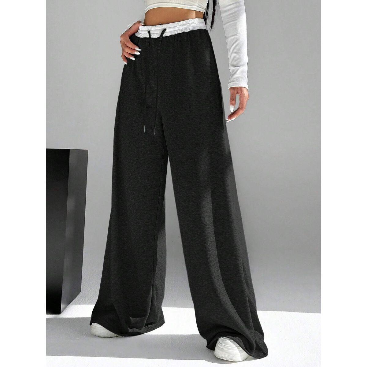 جوغر فضفاض بتفاصيل خصر مُتباين-women-clothing-bottoms-joggers-image-5