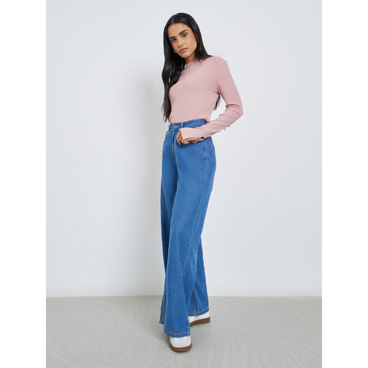 بلوزة بتفاصيل بارزة الملمس-women-clothing-shirtsandblouses-blouses-image-2