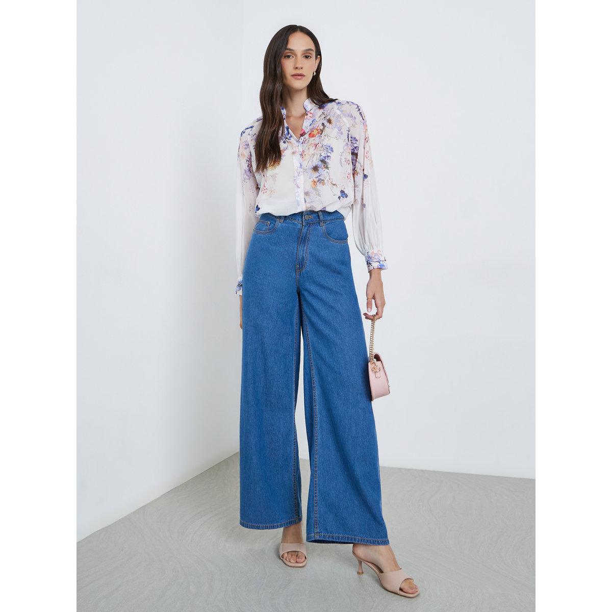 Styli Floral Print Balloon Sleeve Blouse-women-clothing-shirtsandblouses-blouses-image-2