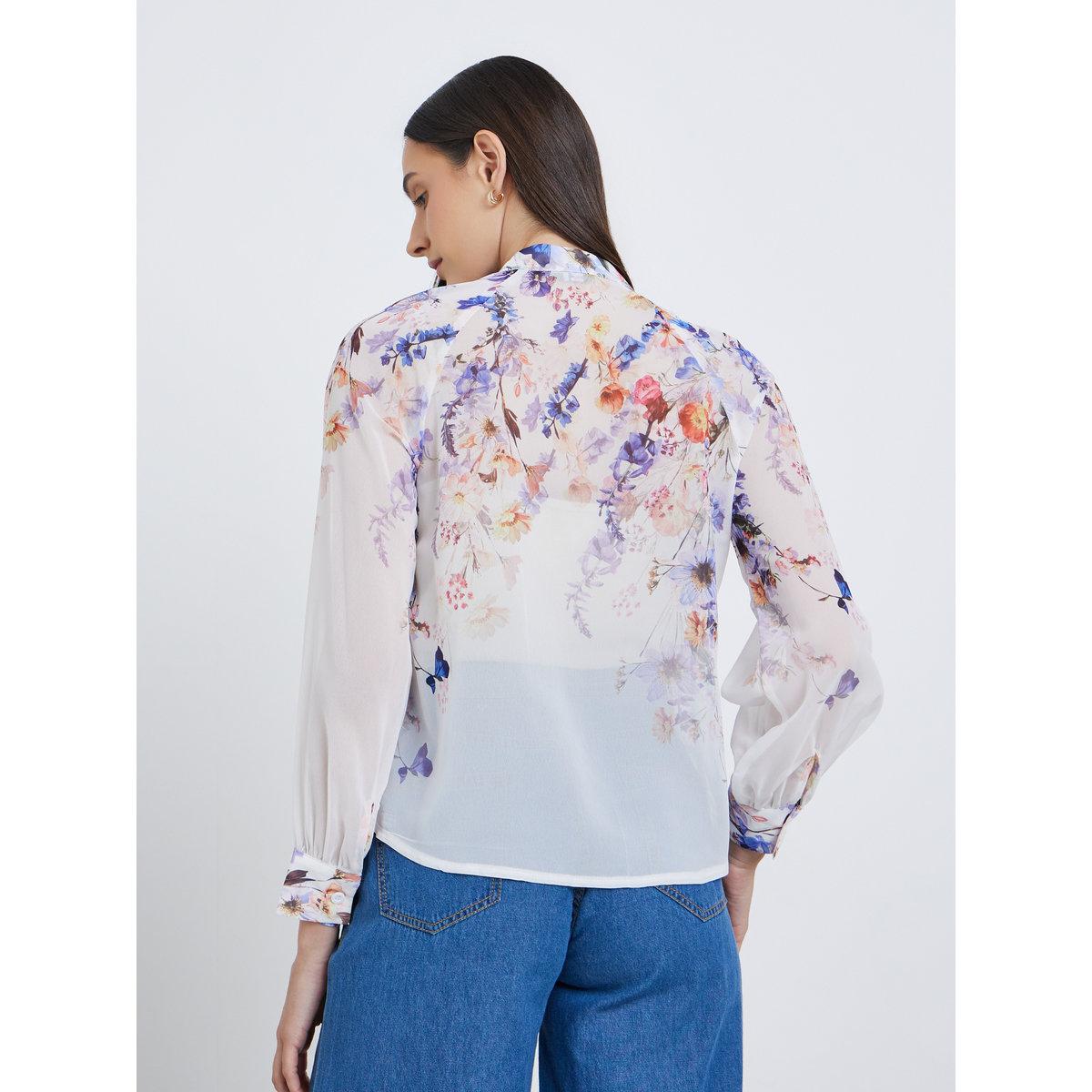 Styli Floral Print Balloon Sleeve Blouse-women-clothing-shirtsandblouses-blouses-image-5