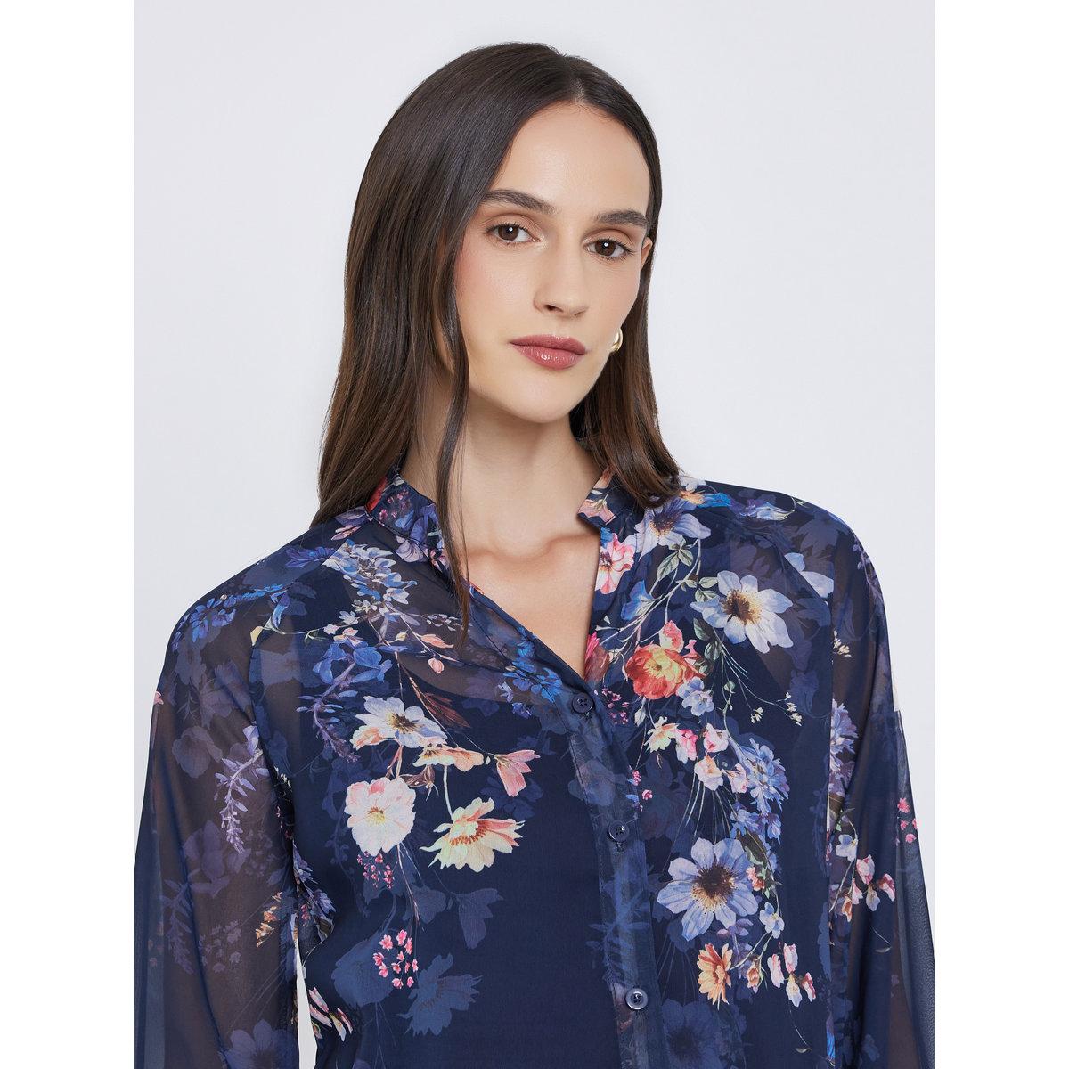 بلوزة بطبعة زهور وأكمام بالون-women-clothing-shirtsandblouses-blouses-image-4