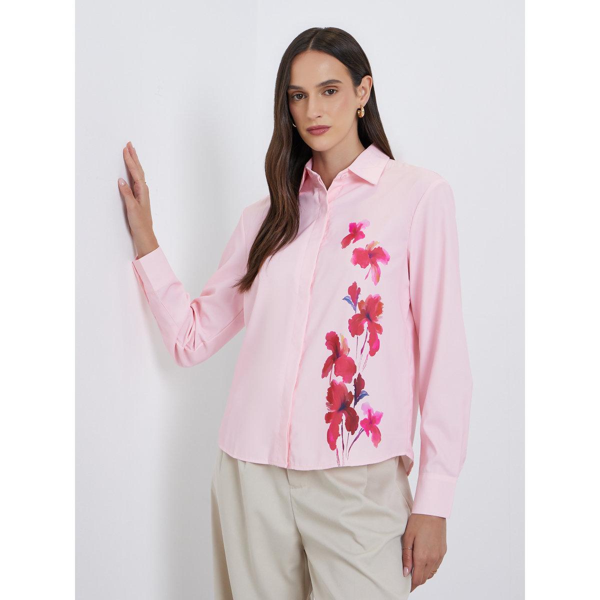 بلوزة بطبعة زهور بتفاصيل أزرار-women-clothing-shirtsandblouses-shirts-image-2