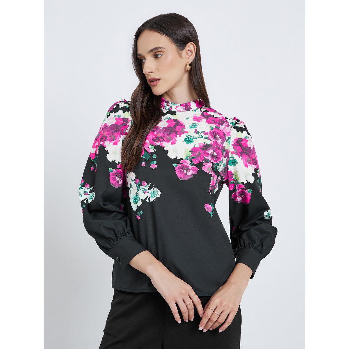 Styli Floral Print Long Sleeve Blouse-women-clothing-shirtsandblouses-blouses-image-3