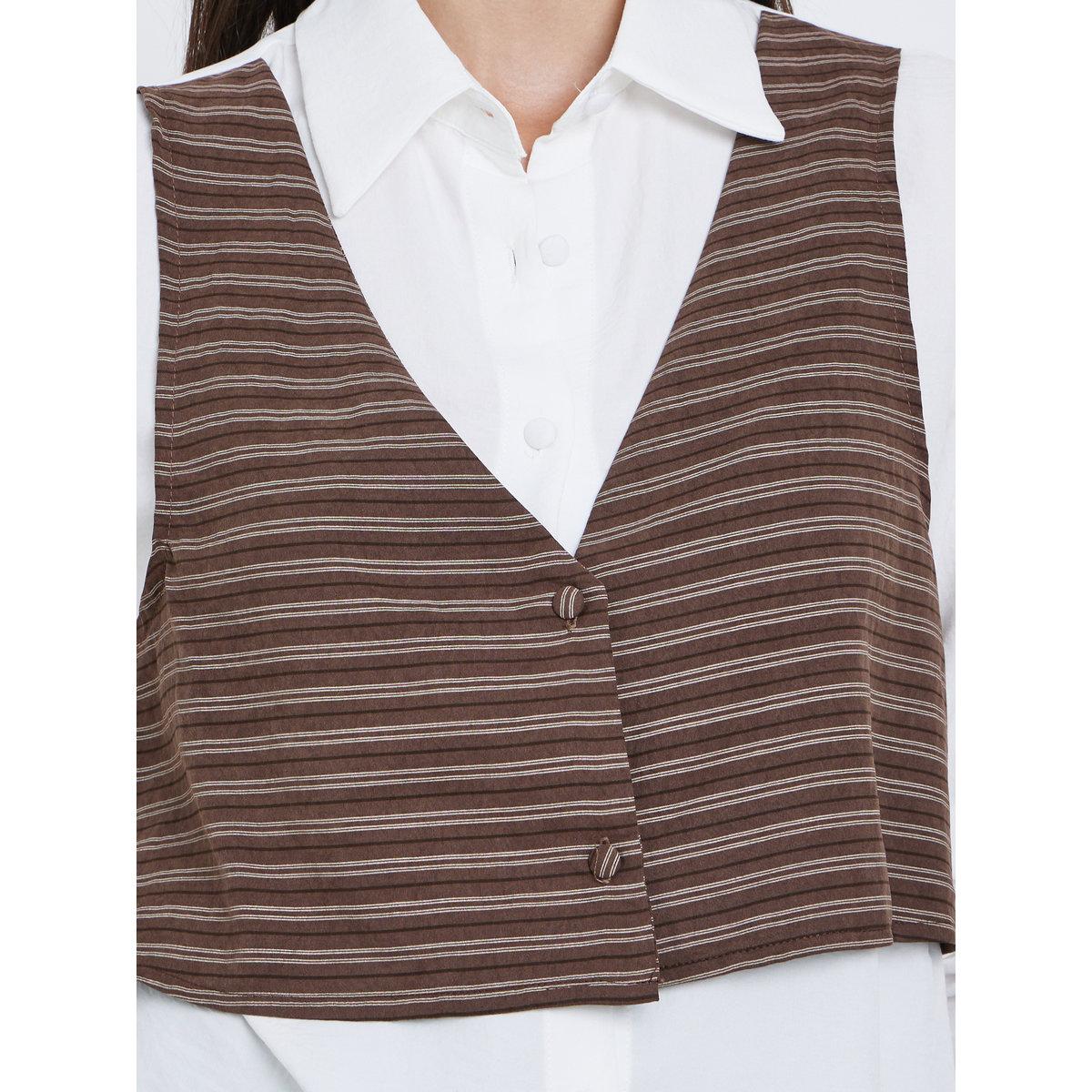 Styli Layered Striped Long Sleeve Buttoned Shirt-women-clothing-shirtsandblouses-shirts-image-3