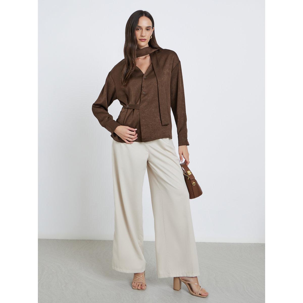 بلوزة بأزرار مع تفاصيل ربطة-women-clothing-shirtsandblouses-blouses-image-2