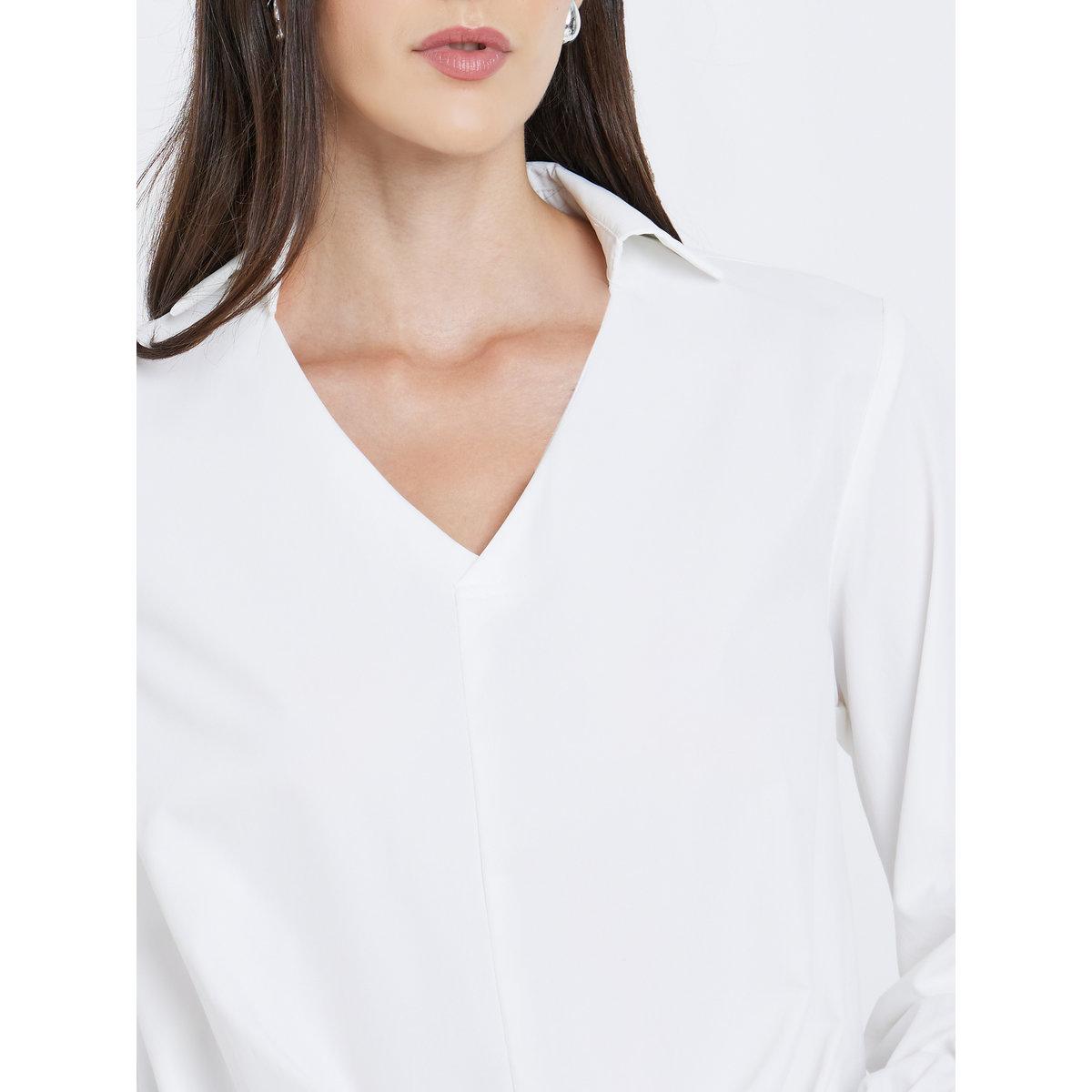 بلوزة سادة بقصة عادية-women-clothing-shirtsandblouses-shirts-image-4