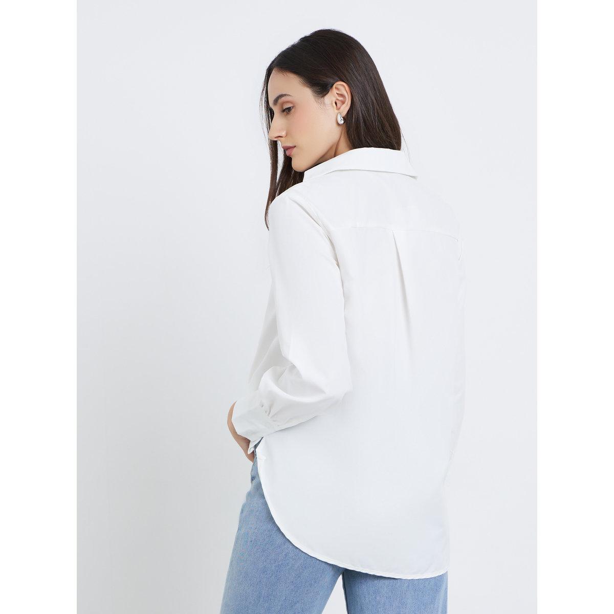 بلوزة سادة بقصة عادية-women-clothing-shirtsandblouses-shirts-image-5