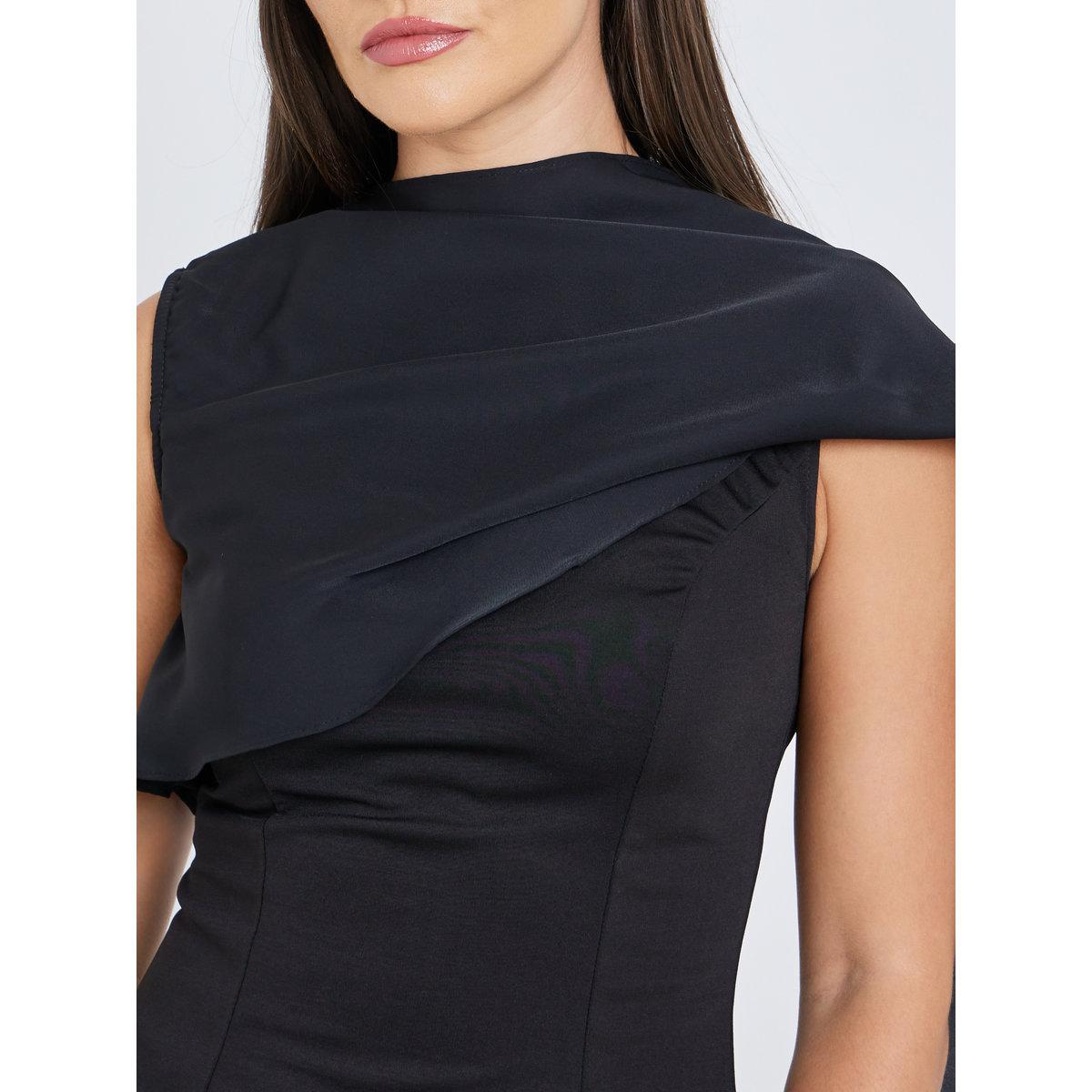 بلوزة سادة بدون أكمام مع تفاصيل مُنسدلة-women-clothing-shirtsandblouses-blouses-image-4
