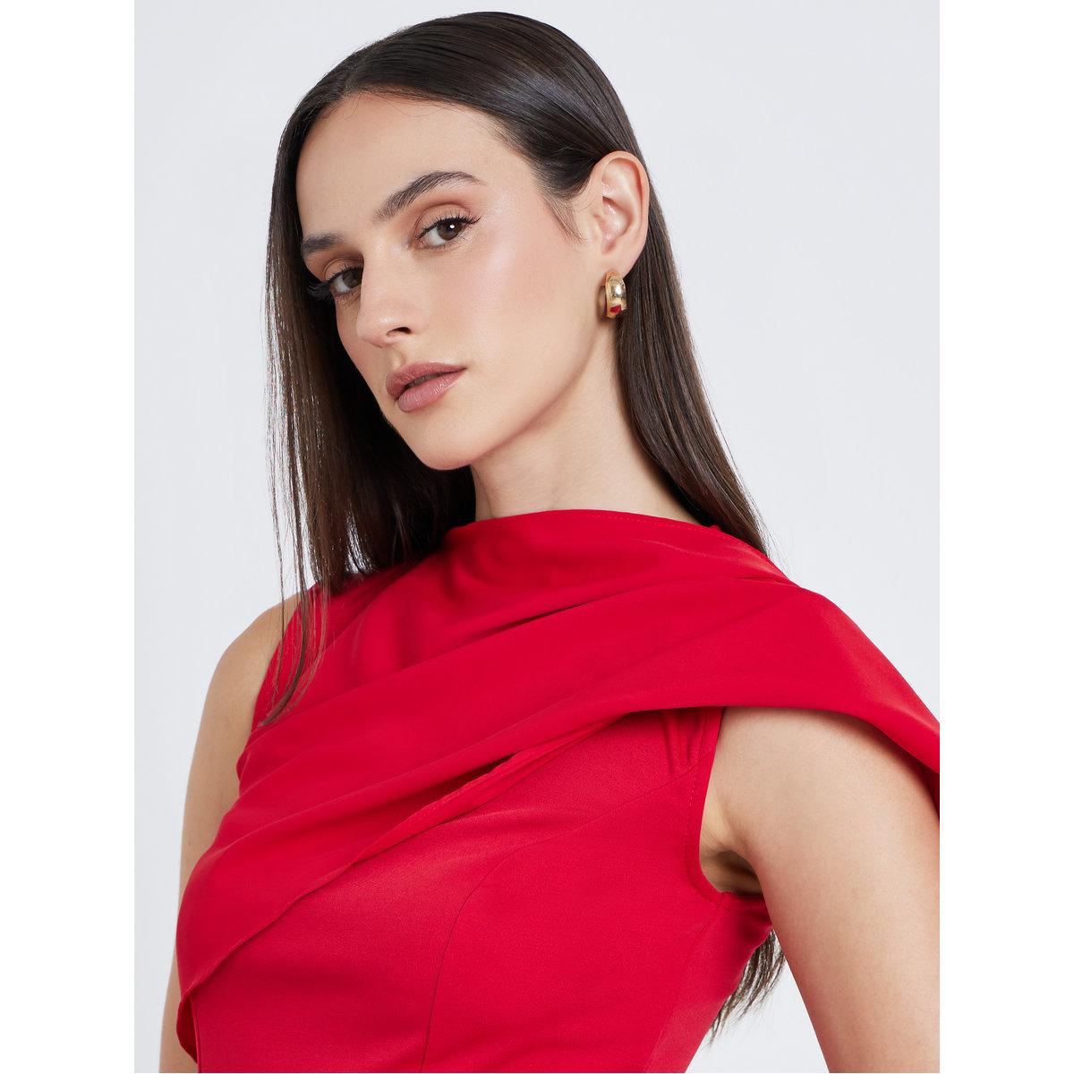 بلوزة سادة بدون أكمام بتفاصيل مُنسدلة-women-clothing-shirtsandblouses-blouses-image-3