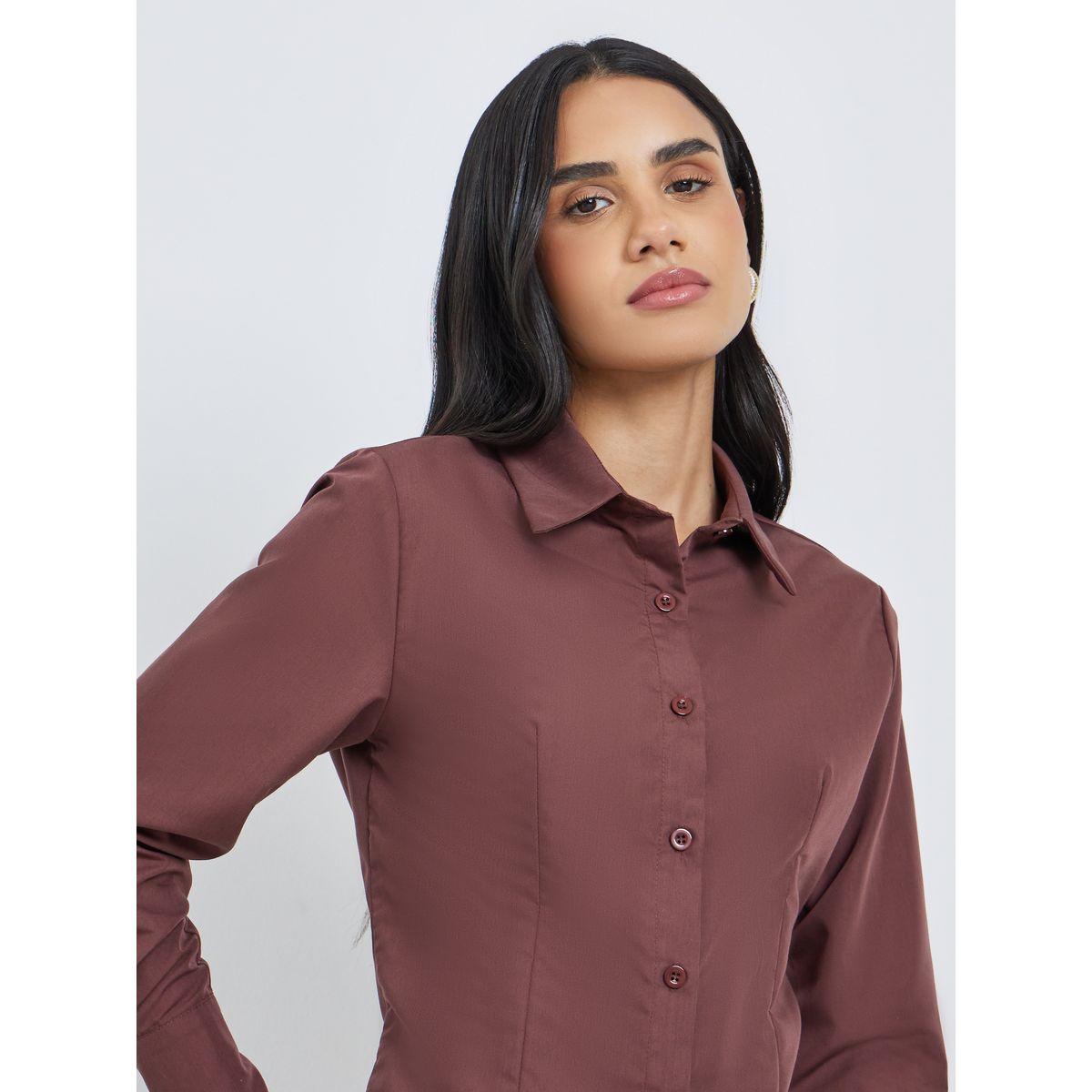 بلوزة سادة بتفاصيل أزرار-women-clothing-shirtsandblouses-shirts-image-3
