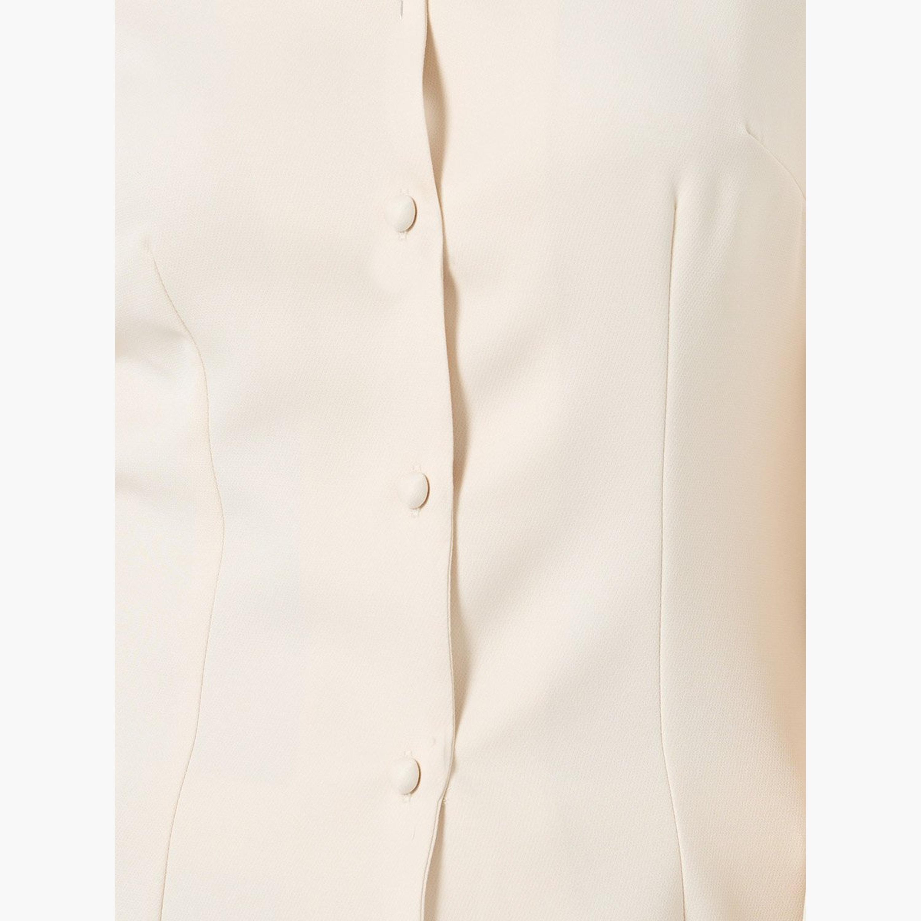 ستايلي - بلوزة سادة بأكمام طويلة وأزرار-women-clothing-shirtsandblouses-blouses-image-3