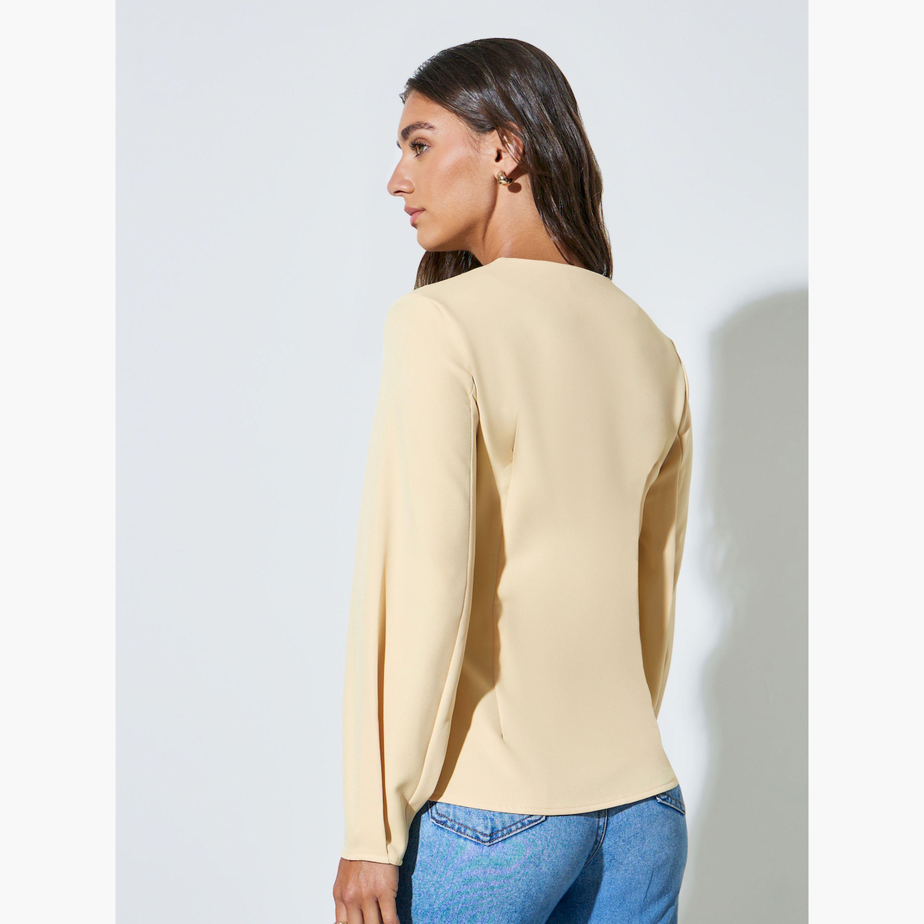 بلوزة بأزرار وأكمام طويلة-women-clothing-shirtsandblouses-blouses-image-2