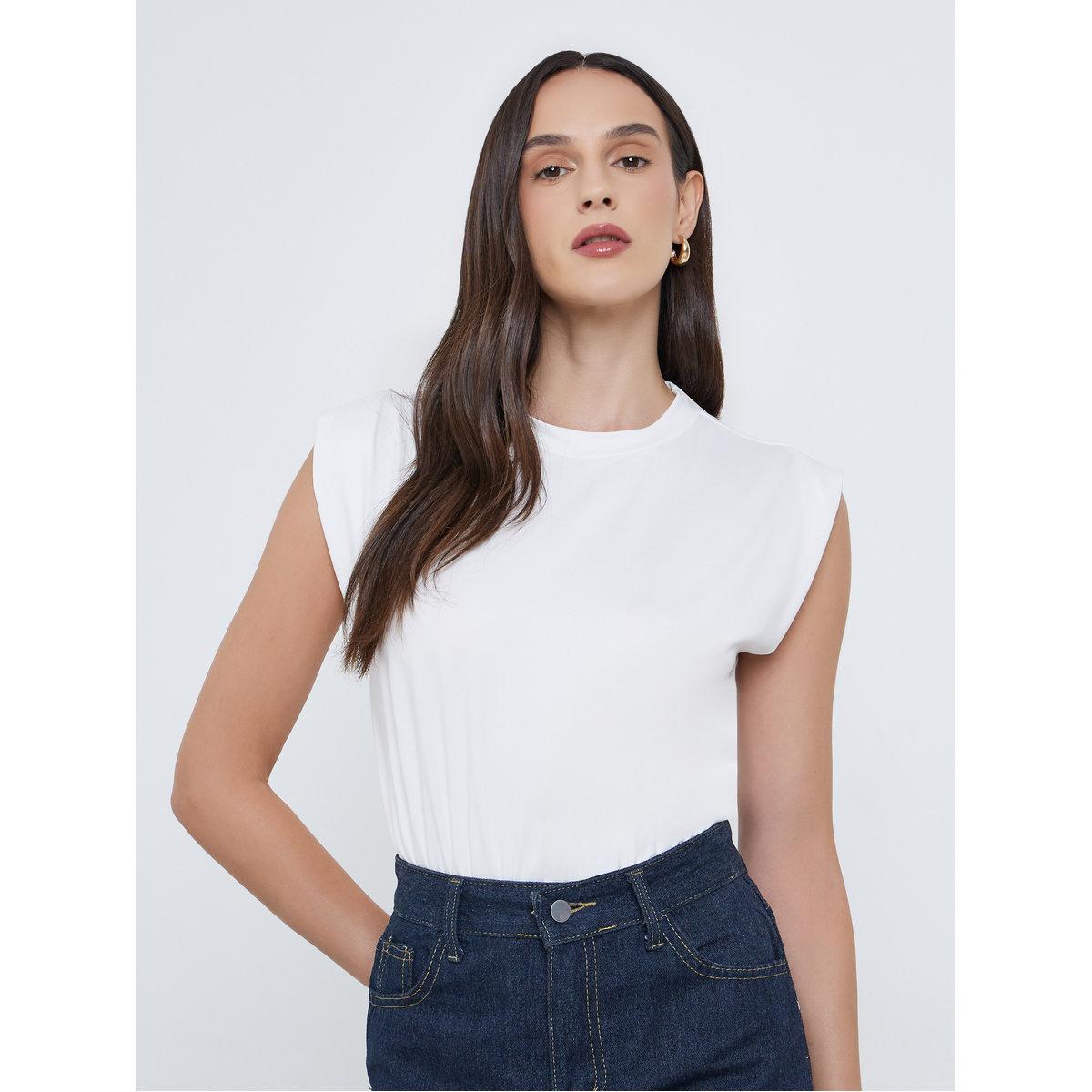 Styli Solid Round Neck Sleeveless Plain Bodysuit-women-clothing-shirtsandblouses-blouses-image-2