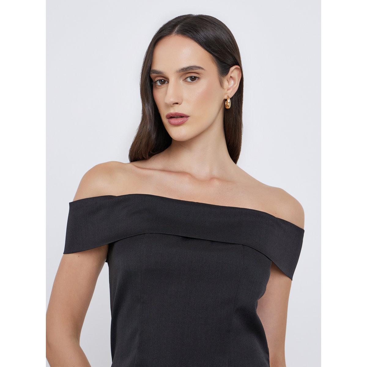 Styli Solid Off Shoulder Blouse with Side Slit Detail-women-clothing-shirtsandblouses-blouses-image-3