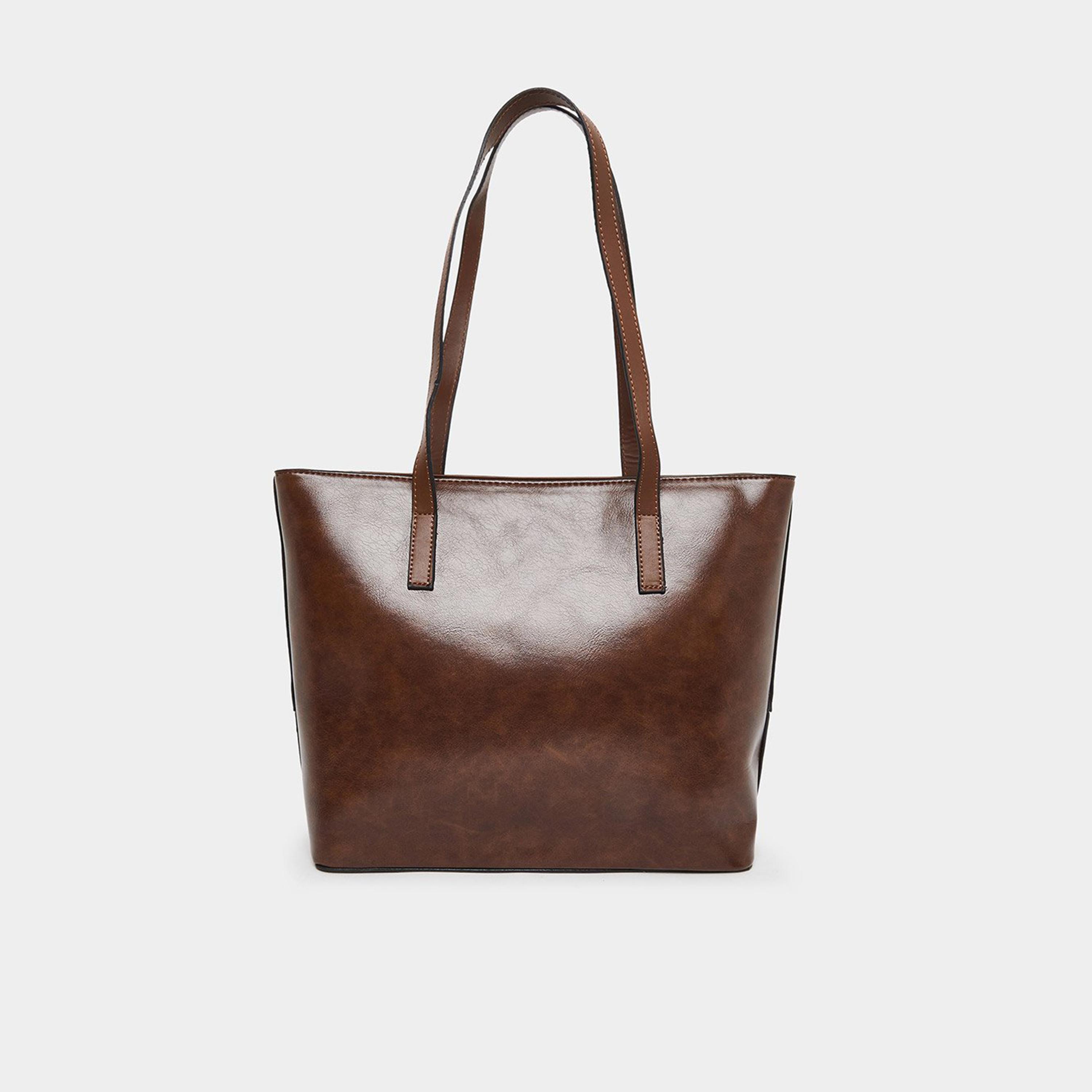 Styli Brown Tri Studs Accent Shoulder Bag-women-bagsandwallets-handbags-image-2