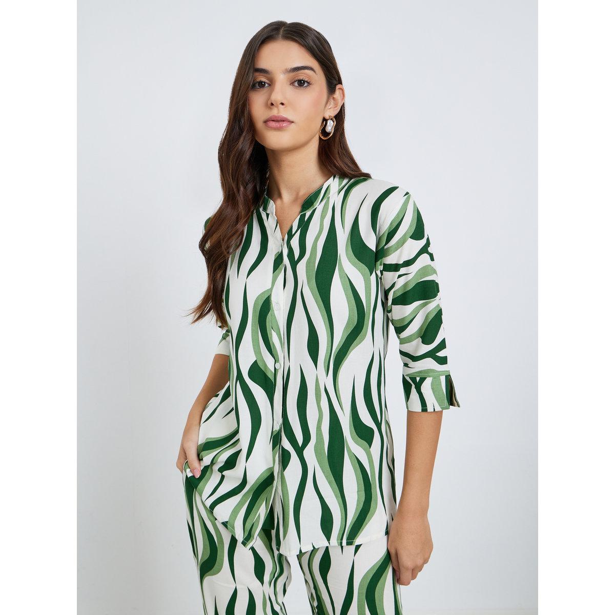 Maxim Creation Women Abstract Print Top and Pants Co-Ords-women-clothing-coordsets-image-3