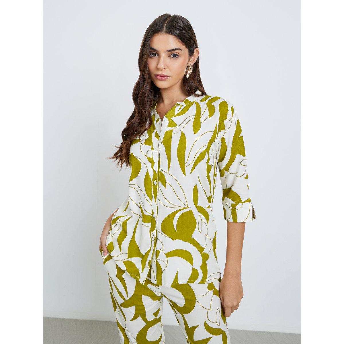 Maxim Creation Women Abstract Print Top and Pants Co-Ords-women-clothing-coordsets-image-2
