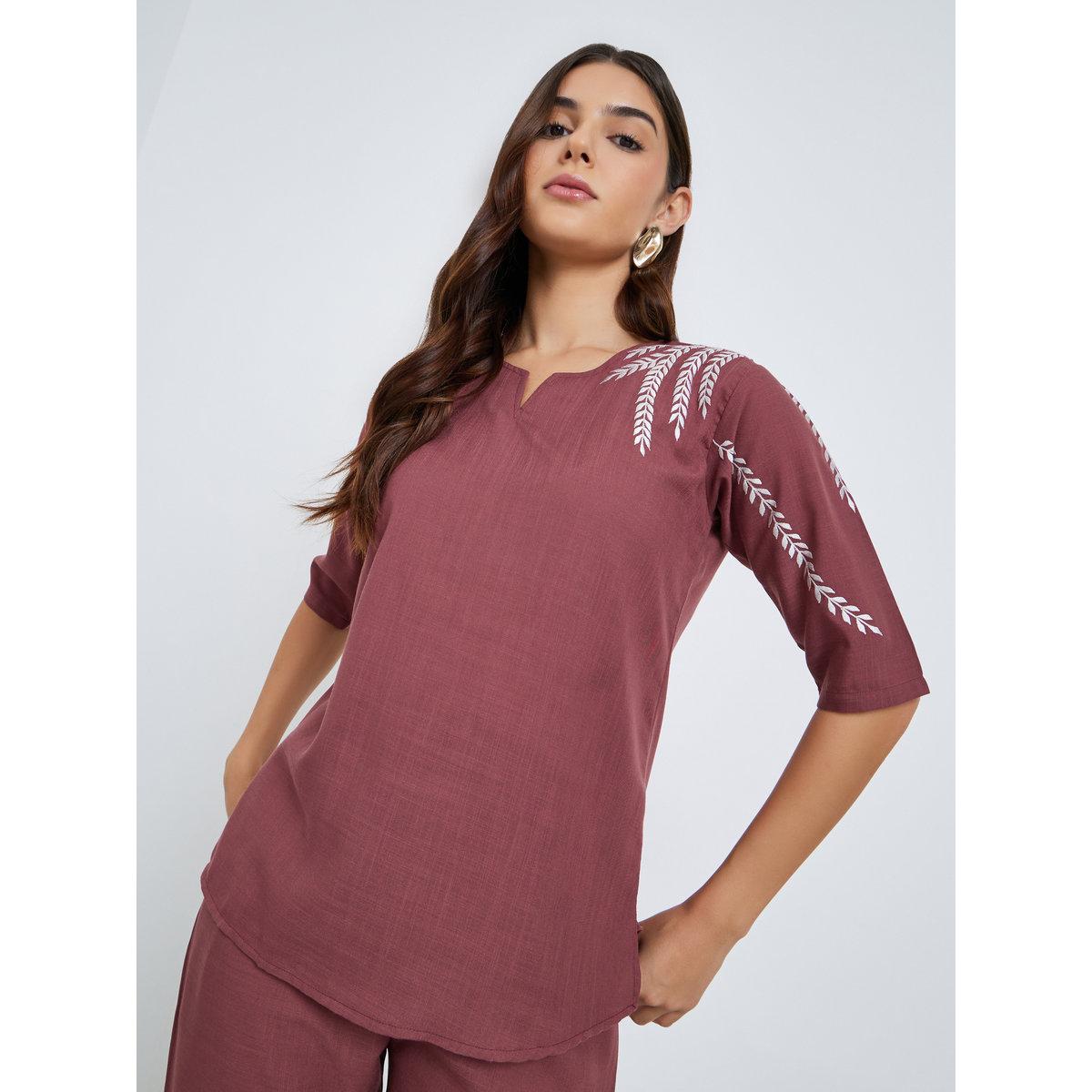 Maxim Creation Women Embroidered Panel Top and Pants Co-Ords-women-clothing-coordsets-image-3