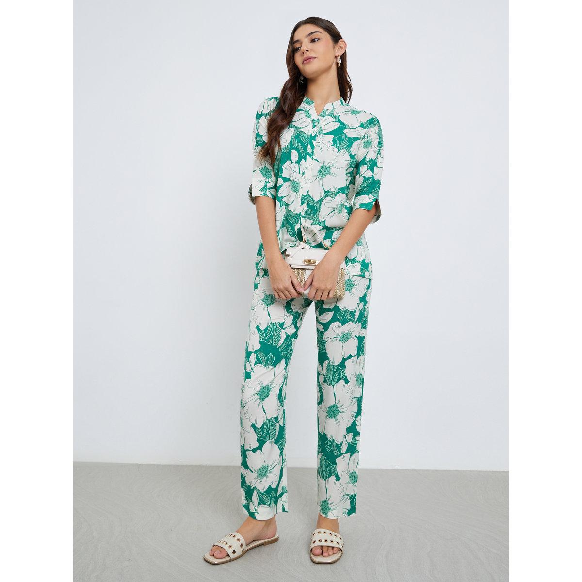 Maxim Creation Women Floral Print Top and Pants Co-Ords-women-clothing-coordsets-image-1