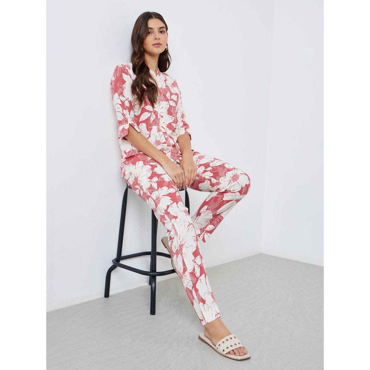 Maxim Creation Women Floral Print Top and Pants Co-Ords-women-clothing-coordsets-image-1