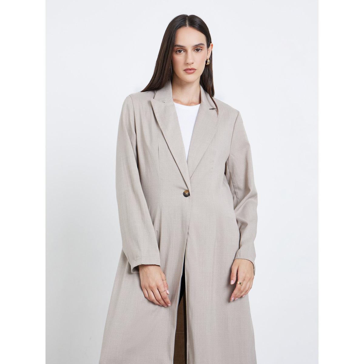 كيمونو طويل بتفاصيل ياقة بشق-women-arabicclothing-abayas-image-3