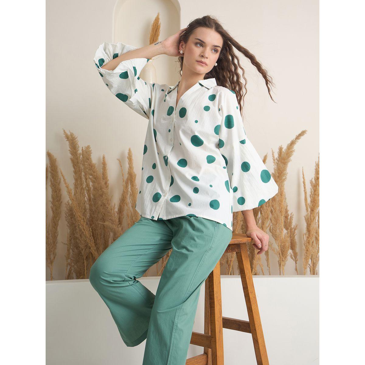Sanskrutihomes Printed V-Nek Top and Pants Co-Ords-women-clothing-coordsets-image-3
