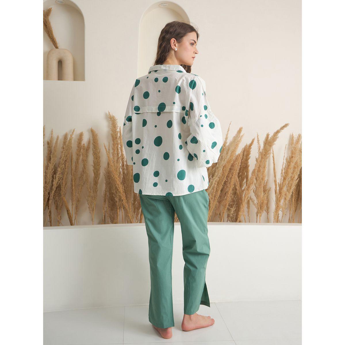 Sanskrutihomes Printed V-Nek Top and Pants Co-Ords-women-clothing-coordsets-image-4