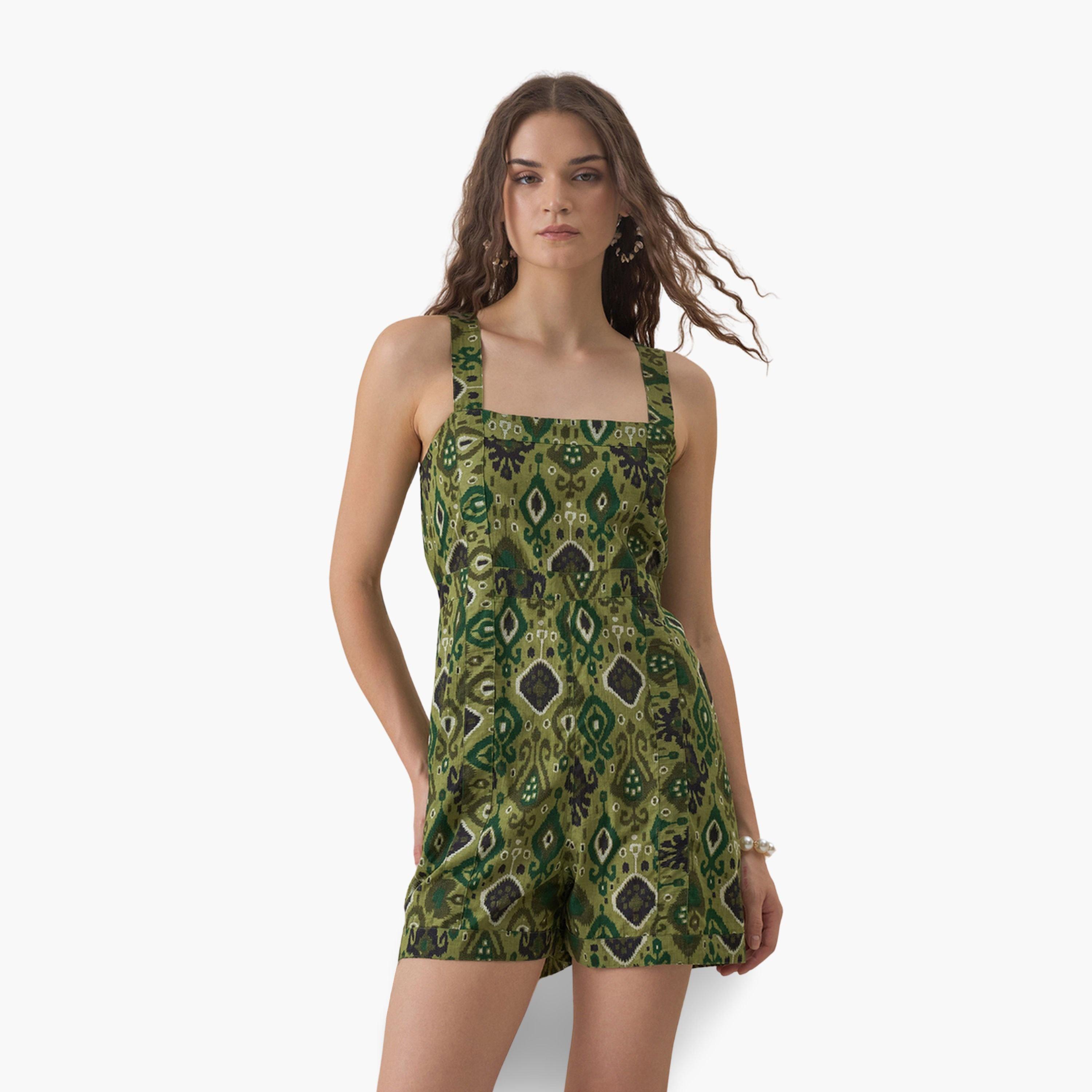 جمبسوت نسائي قطن بطبعة-women-clothing-jumpsuits-image-1