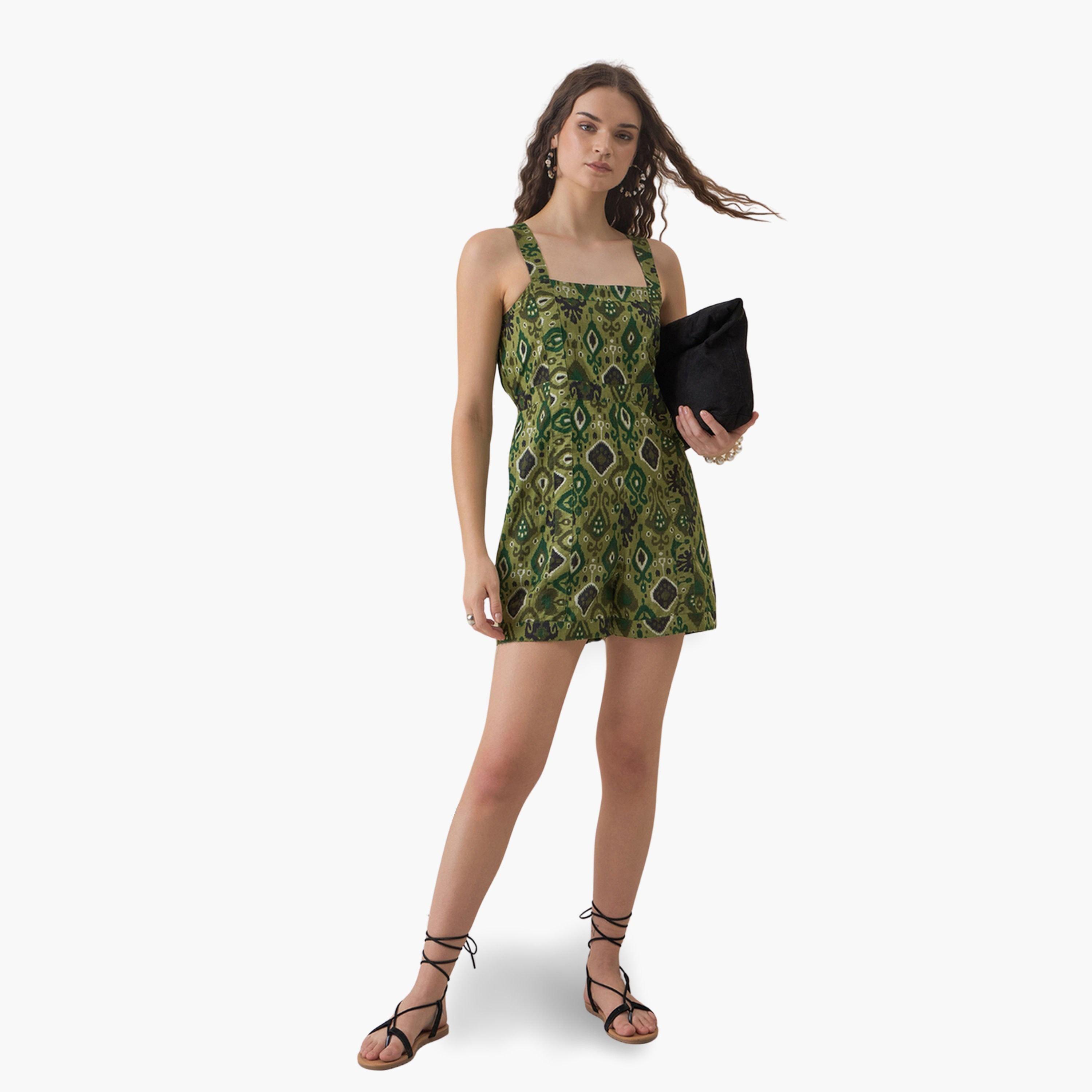 جمبسوت نسائي قطن بطبعة-women-clothing-jumpsuits-image-2