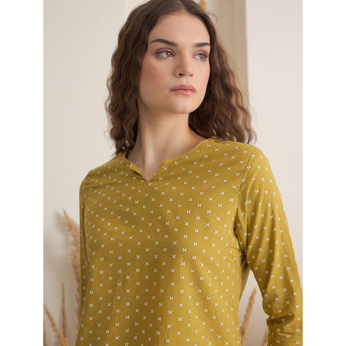 طقم من بنطال بيجاما وبلوزة مطبعة بالكامل-women-clothing-nightwear-pyjamas-longsets-image-5
