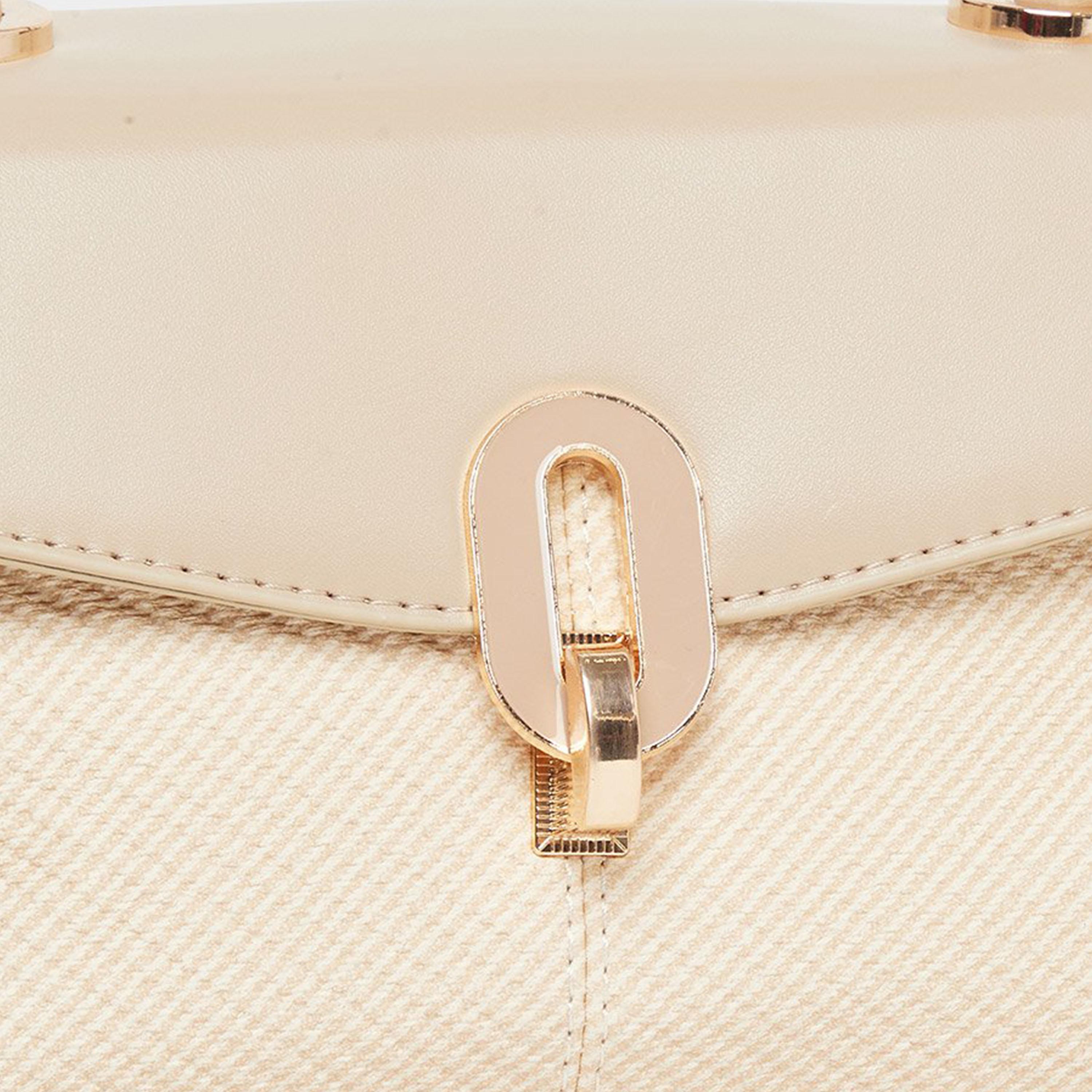 Styli Beige Textured Satchel Bag-women-bagsandwallets-handbags-image-4