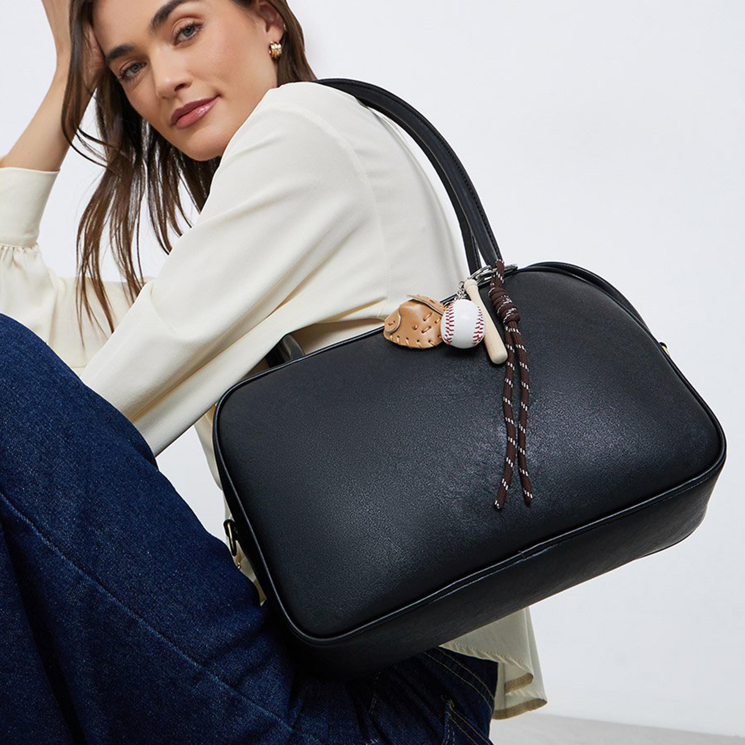 Styli Dual Handle Shoulder Bag with Drop Charm-women-bagsandwallets-handbags-image-2