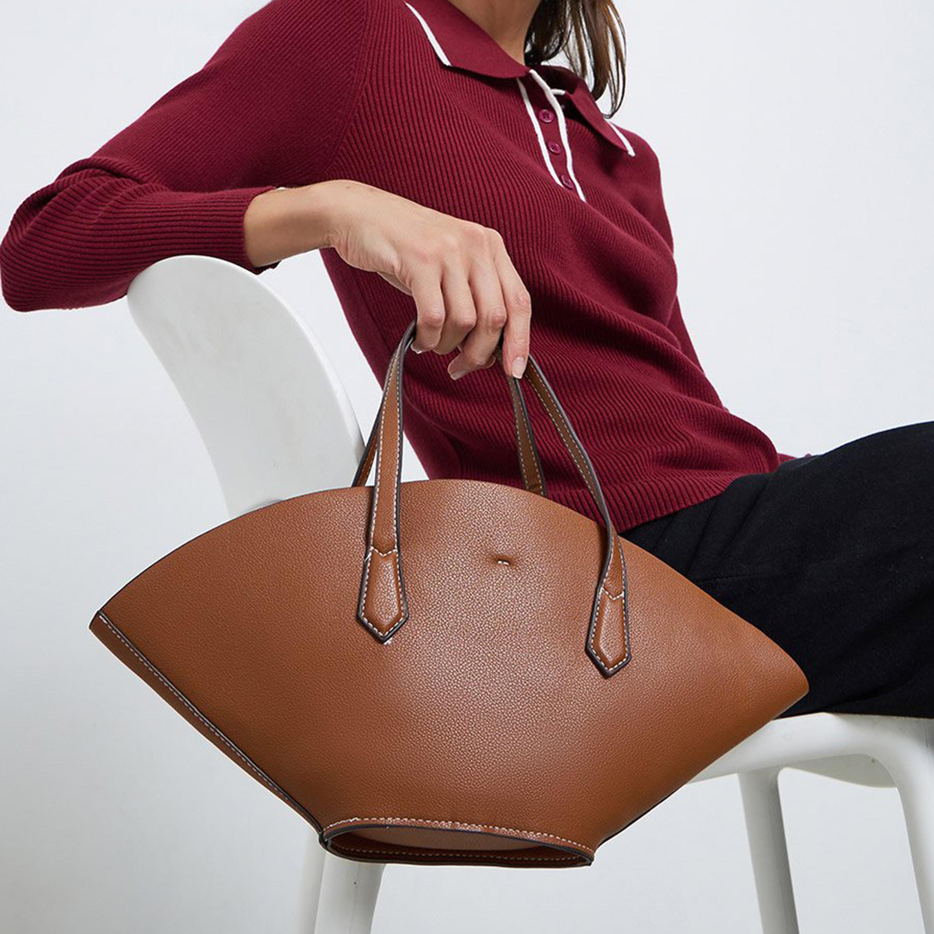 Styli V Shape Handbag with Adjustable Strap-women-bagsandwallets-handbags-image-2