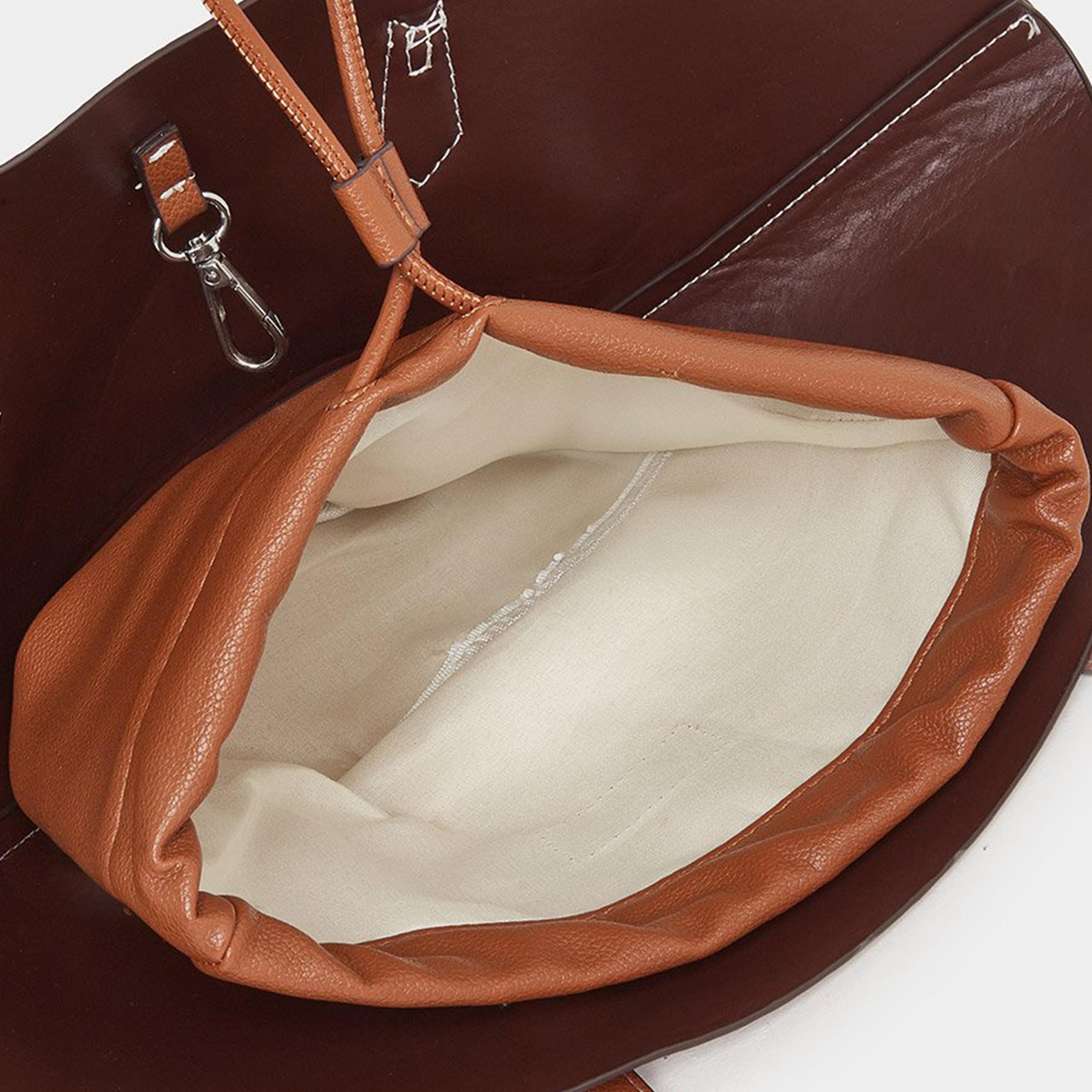 Styli V Shape Handbag with Adjustable Strap-women-bagsandwallets-handbags-image-5